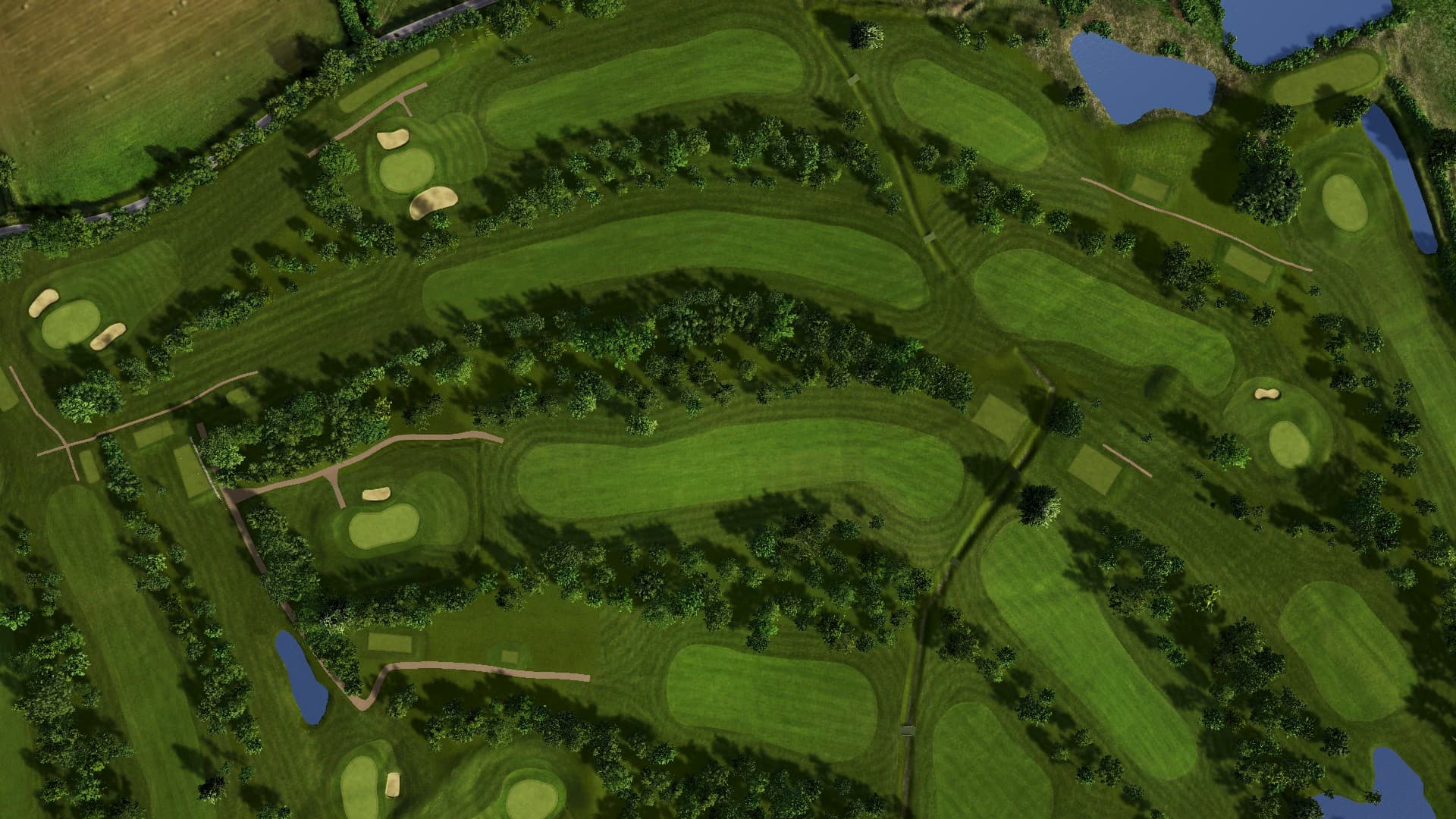 Hole 4 at Long Sutton G.C.