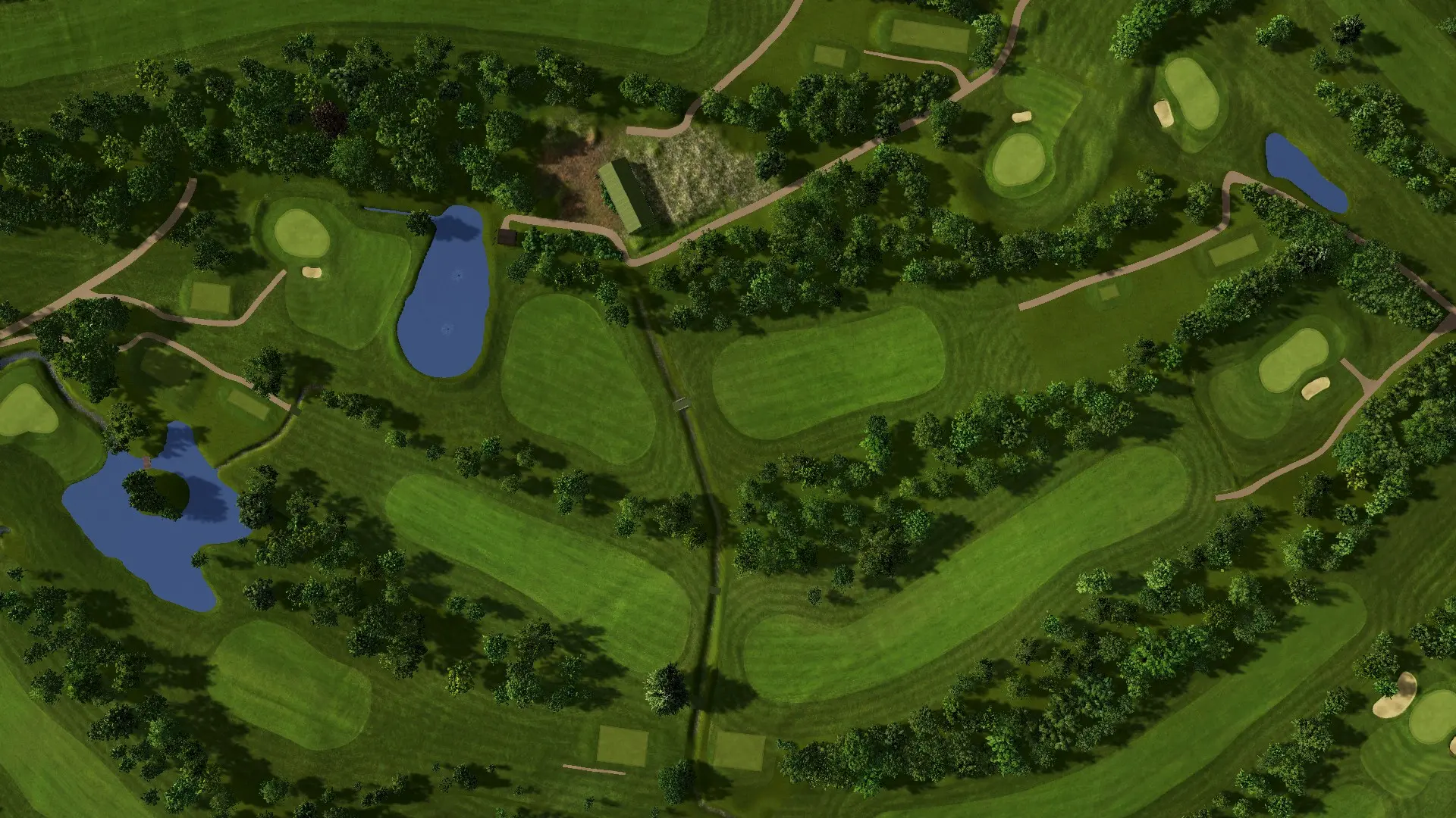 Hole 6 at Long Sutton G.C.