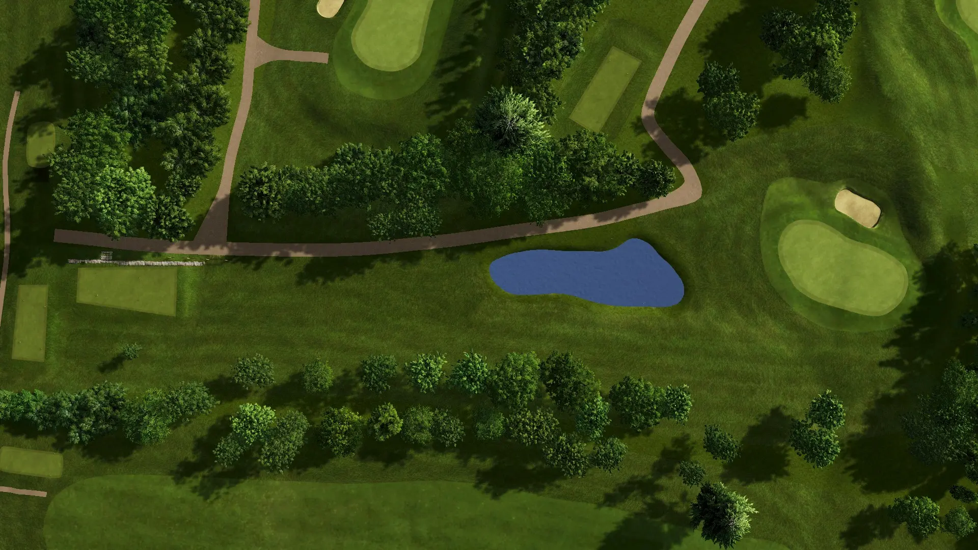 Hole 7 at Long Sutton G.C.