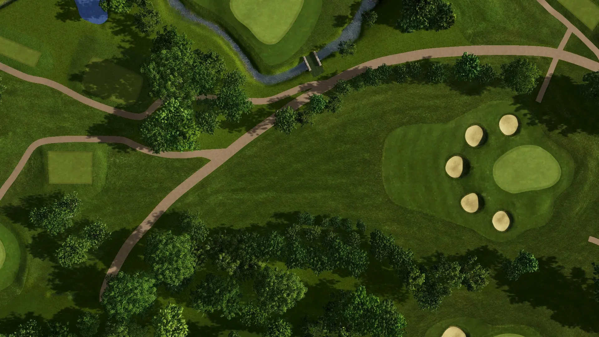 Hole 9 at Long Sutton G.C.