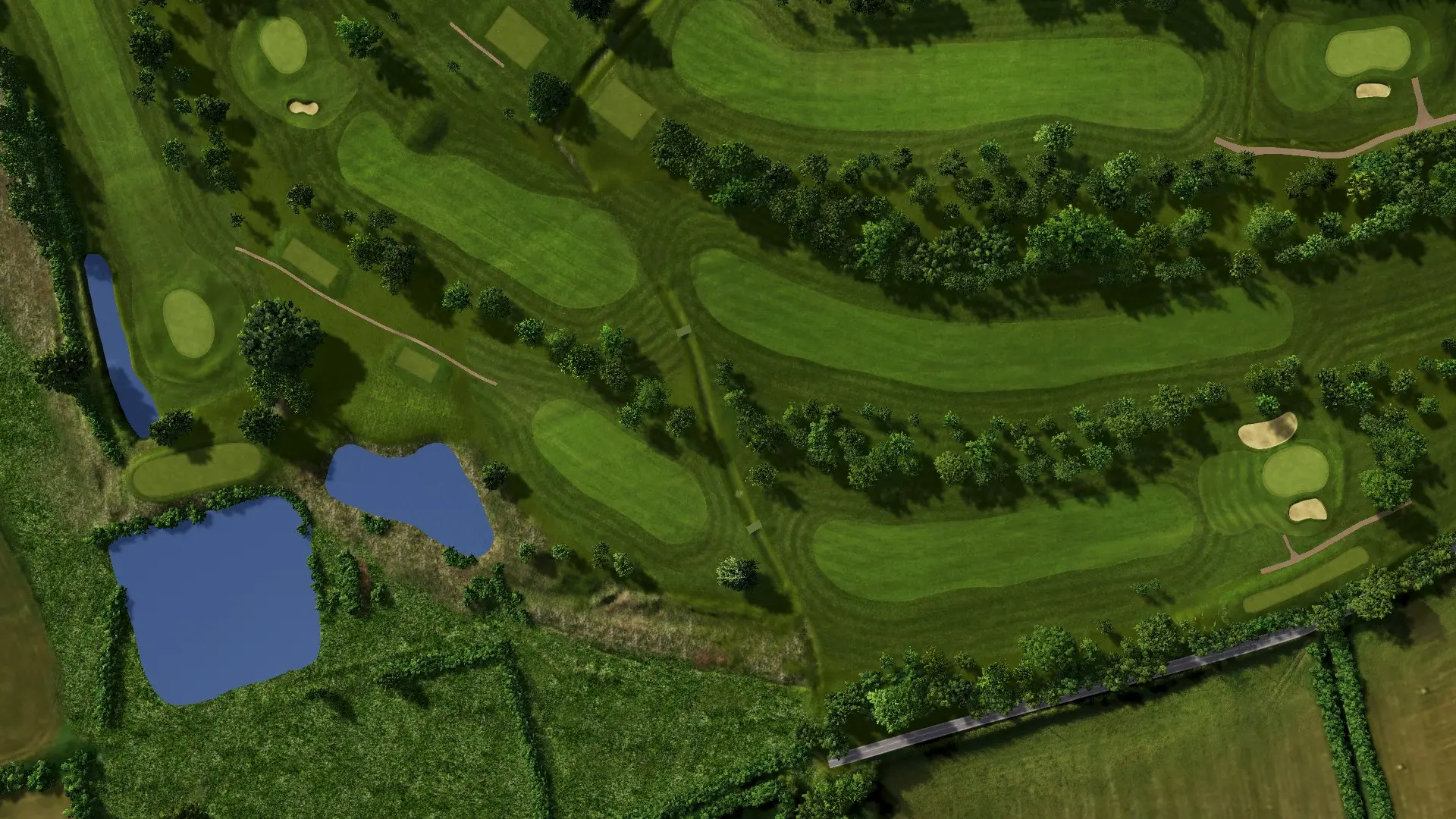 Hole 11 at Long Sutton G.C.