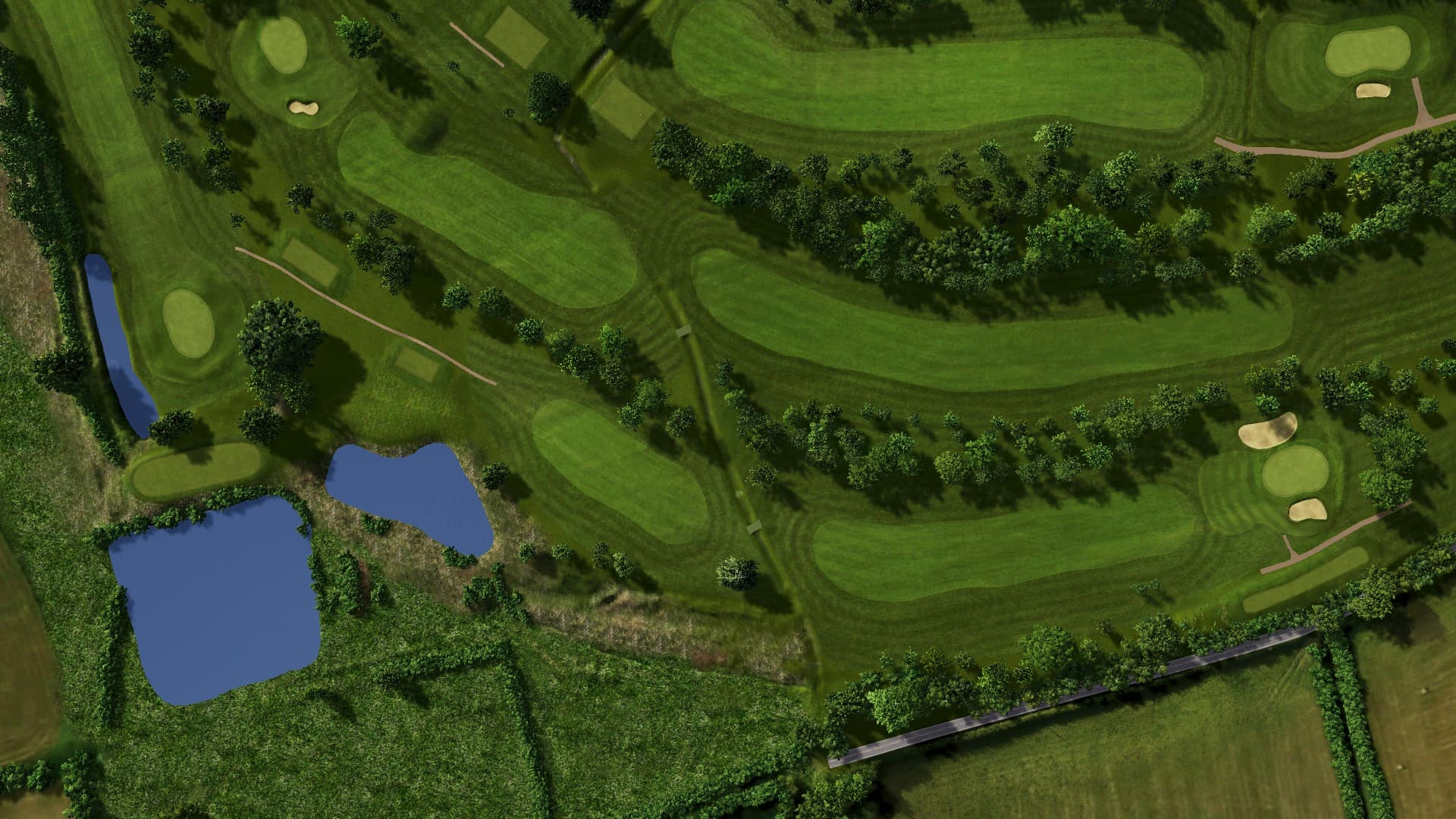 Hole 11 at Long Sutton G.C.