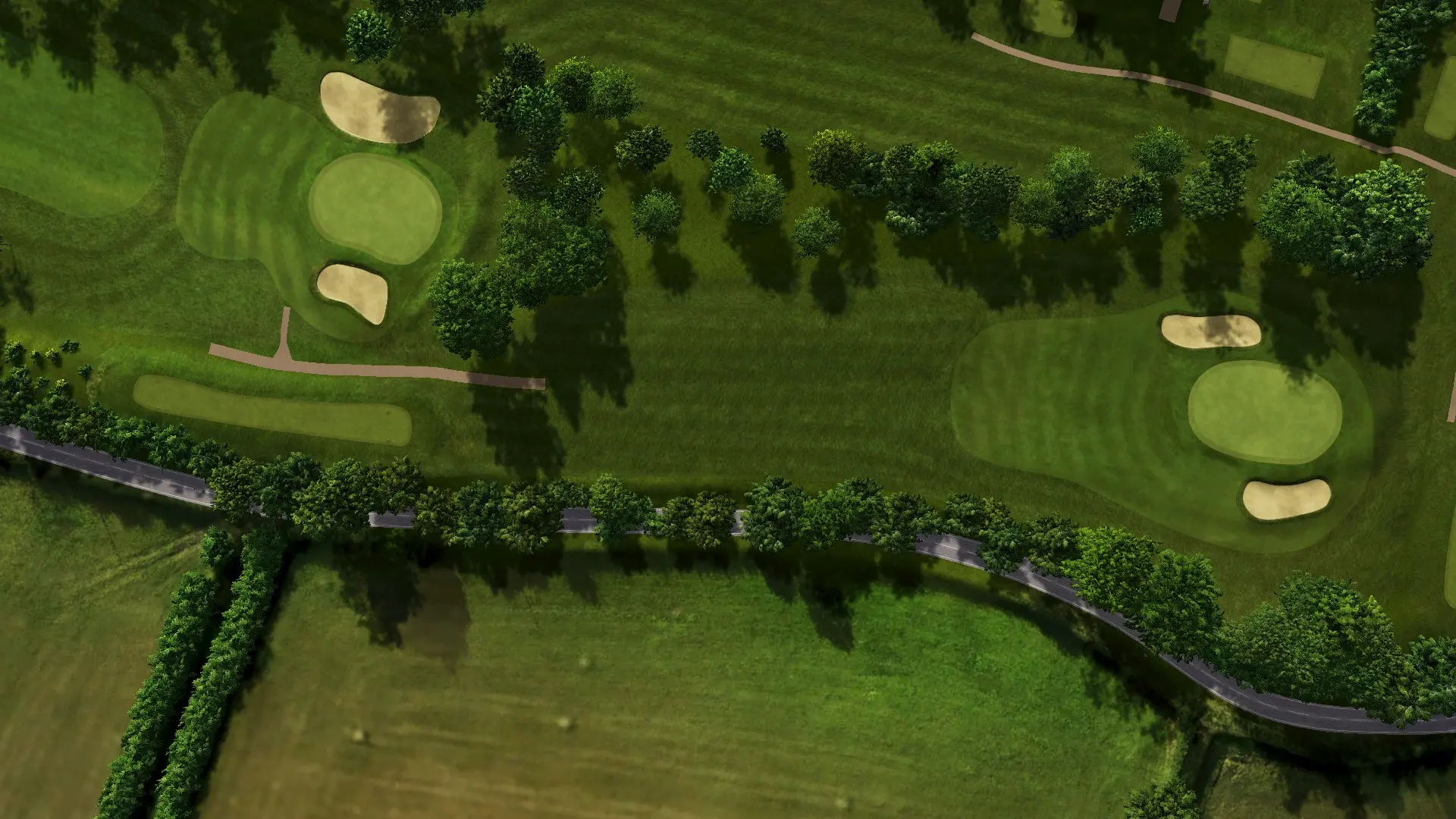 Hole 12 at Long Sutton G.C.