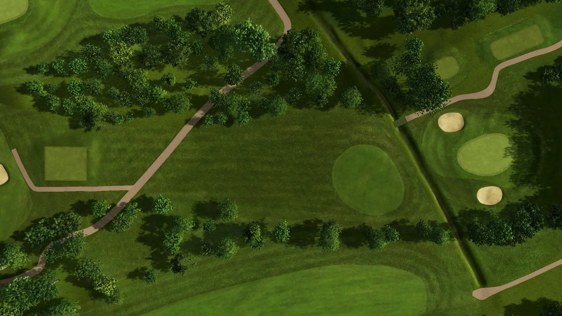 Hole 14 at Long Sutton G.C.