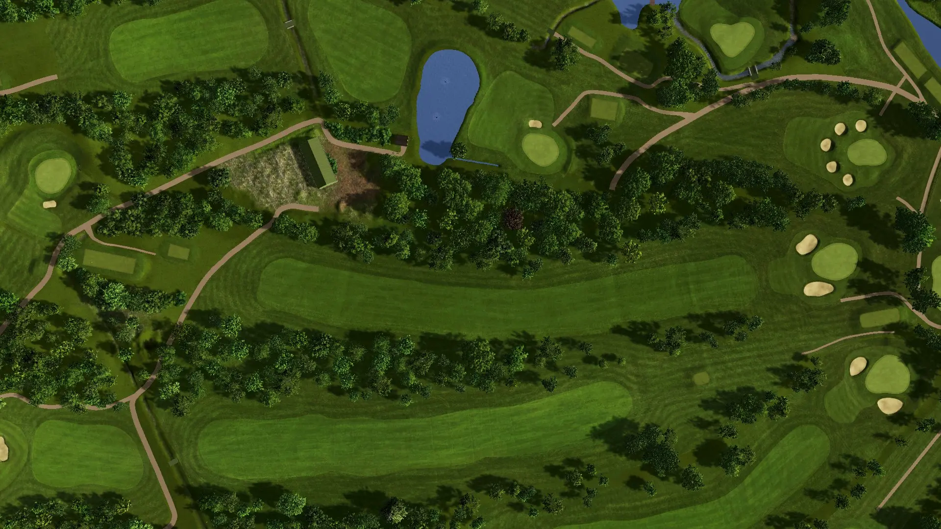 Hole 18 at Long Sutton G.C.