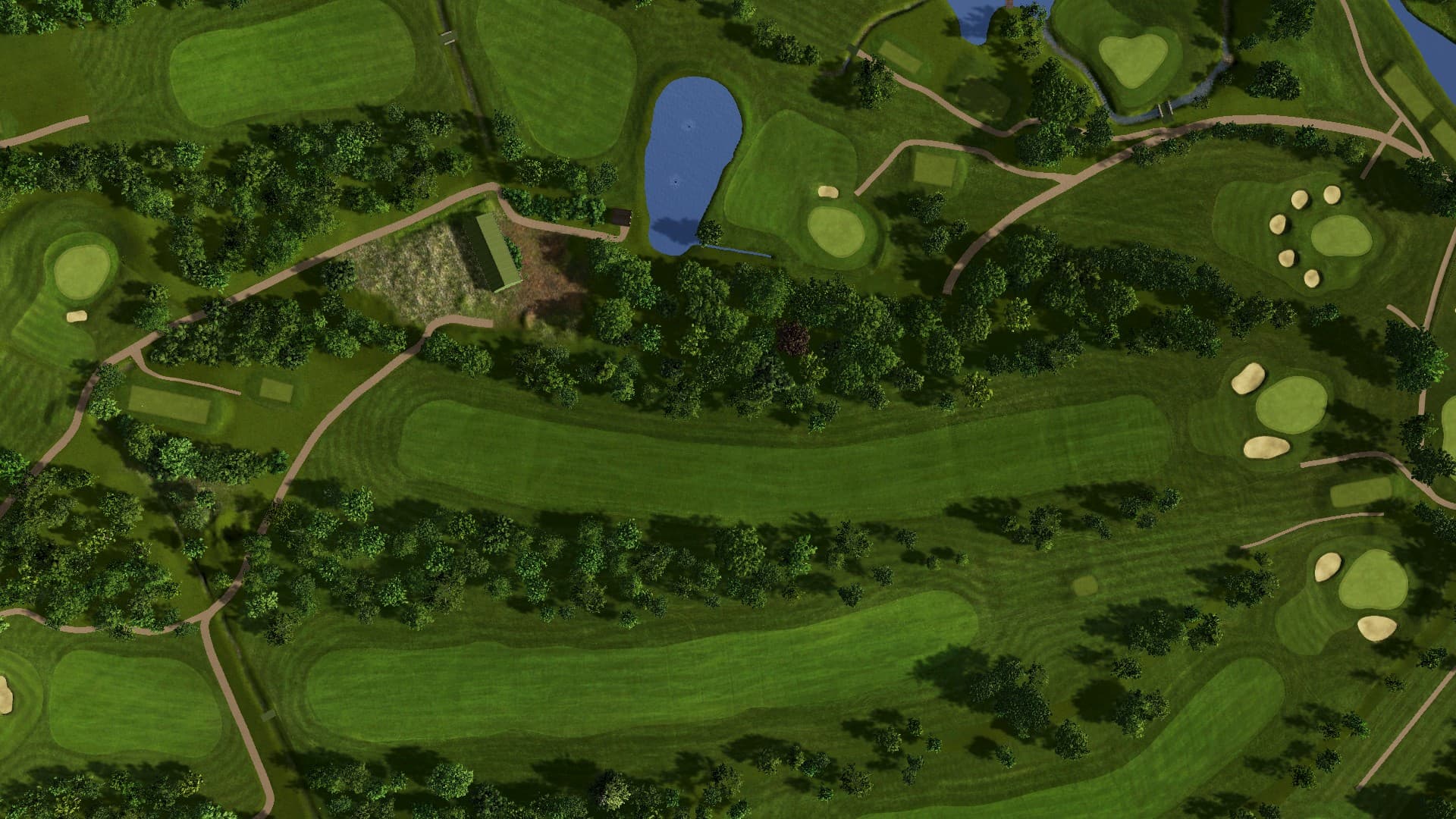 Hole 18 at Long Sutton G.C.