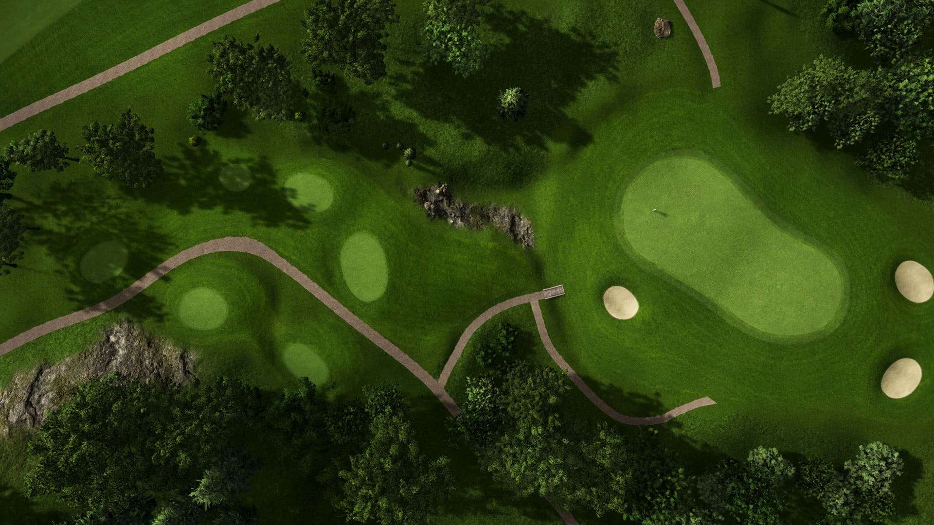 Hole 2 at Losby Østmork Course
