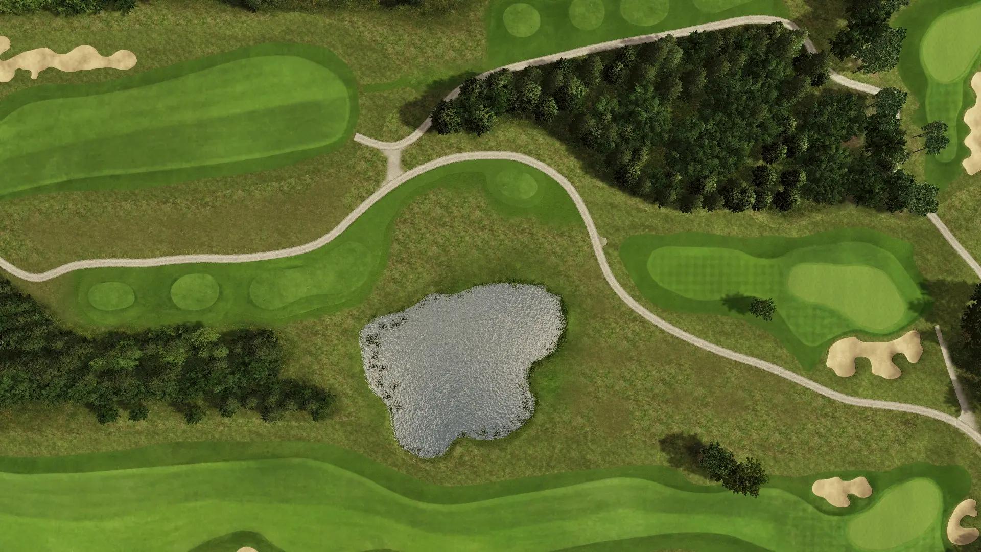 Hole 4 at Lübker Golf Resort Sand & Forest