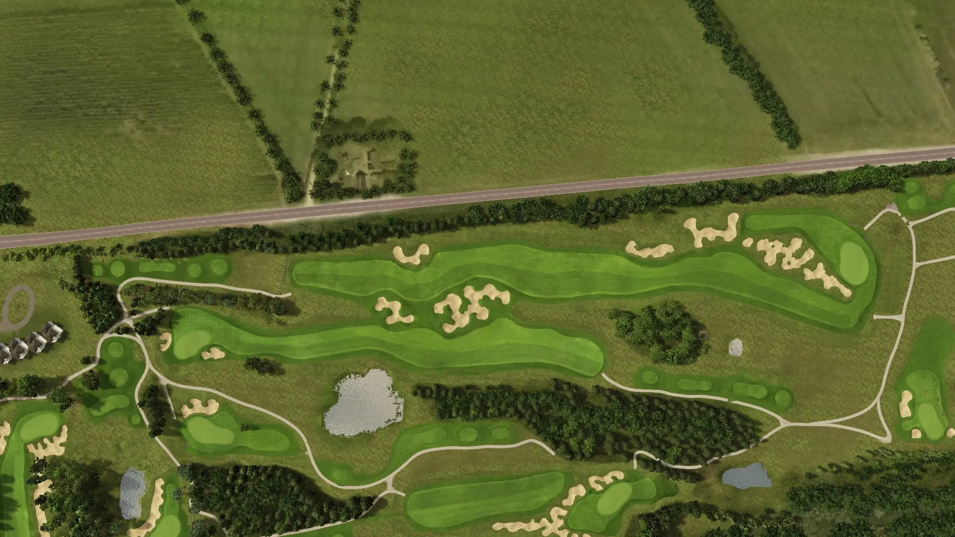 Hole 5 at Lübker Golf Resort Sand & Forest
