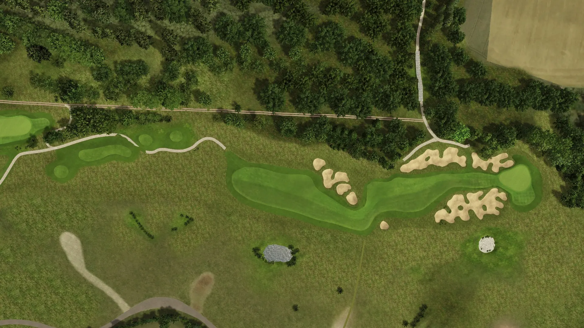 Hole 11 at Lübker Golf Resort Sand & Forest
