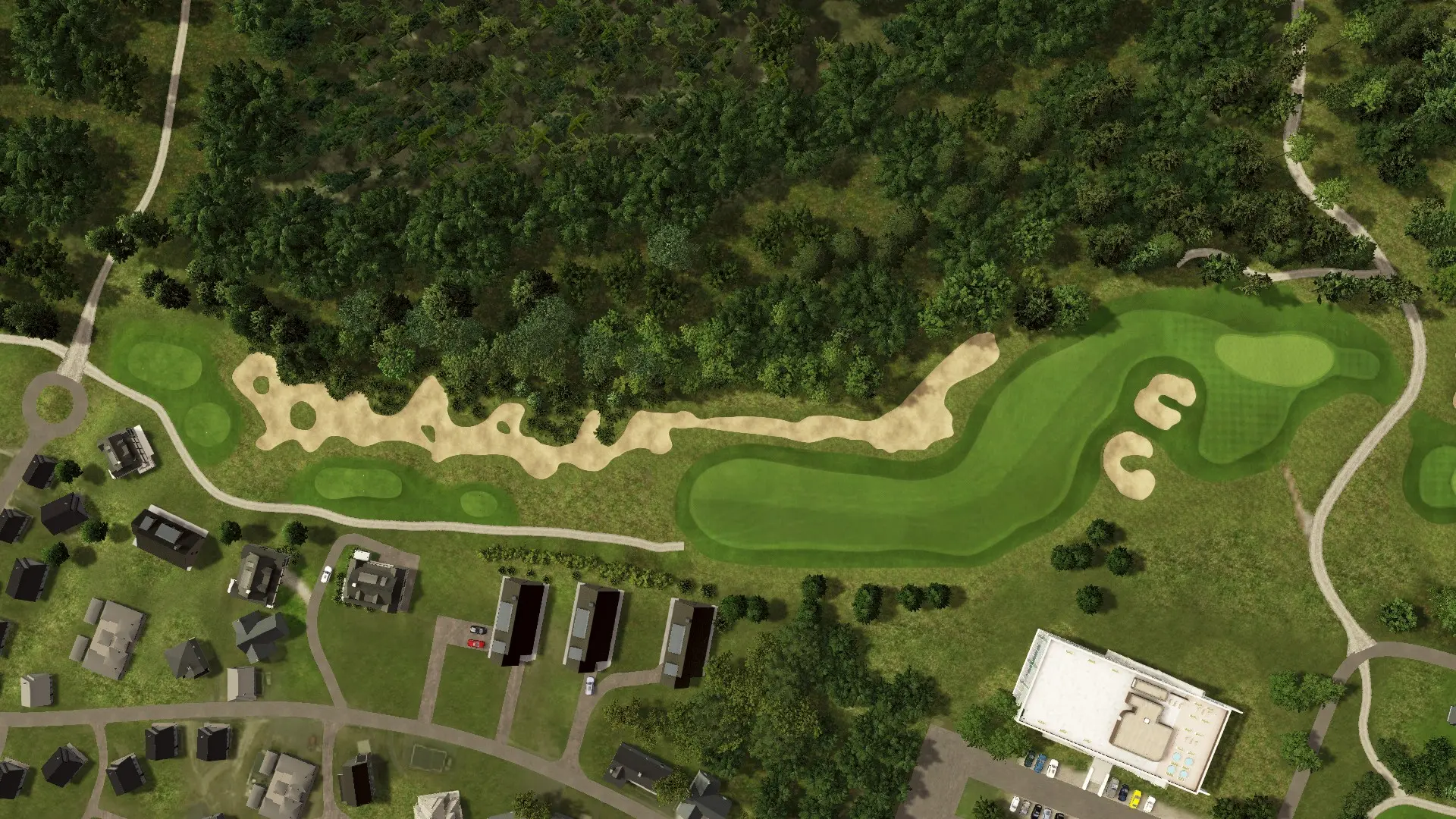 Hole 13 at Lübker Golf Resort Sand & Forest