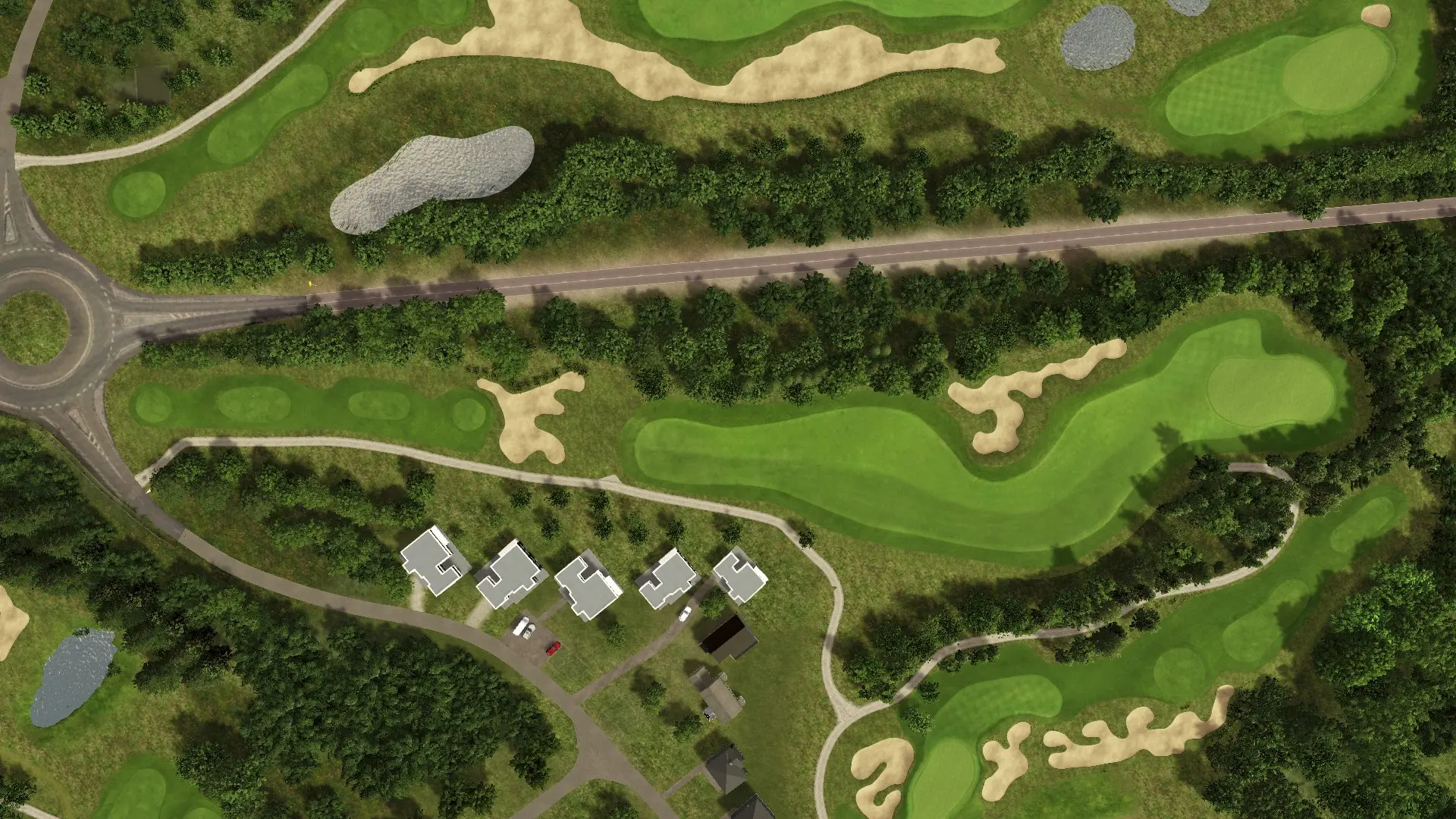 Hole 15 at Lübker Golf Resort Sand & Forest