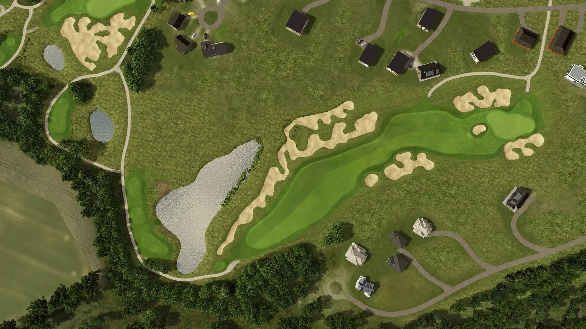 Hole 5 at Lübker Golf Resort Sky & Forest