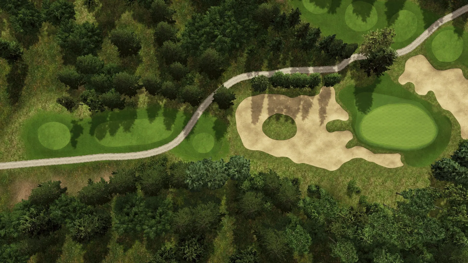 Hole 7 at Lübker Golf Resort Sky & Forest
