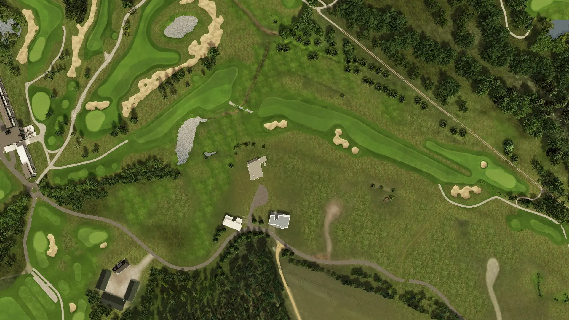 Hole 10 at Lübker Golf Resort Sky & Forest