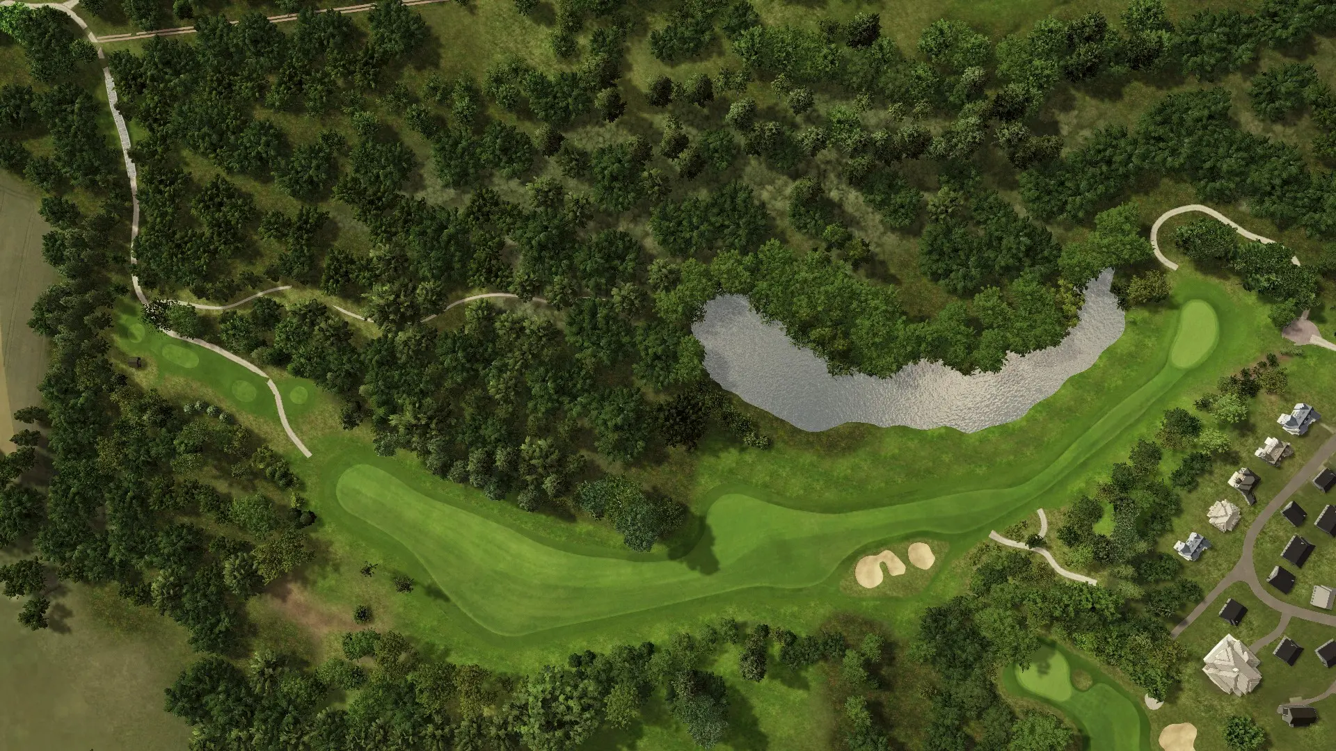 Hole 12 at Lübker Golf Resort Sky & Forest