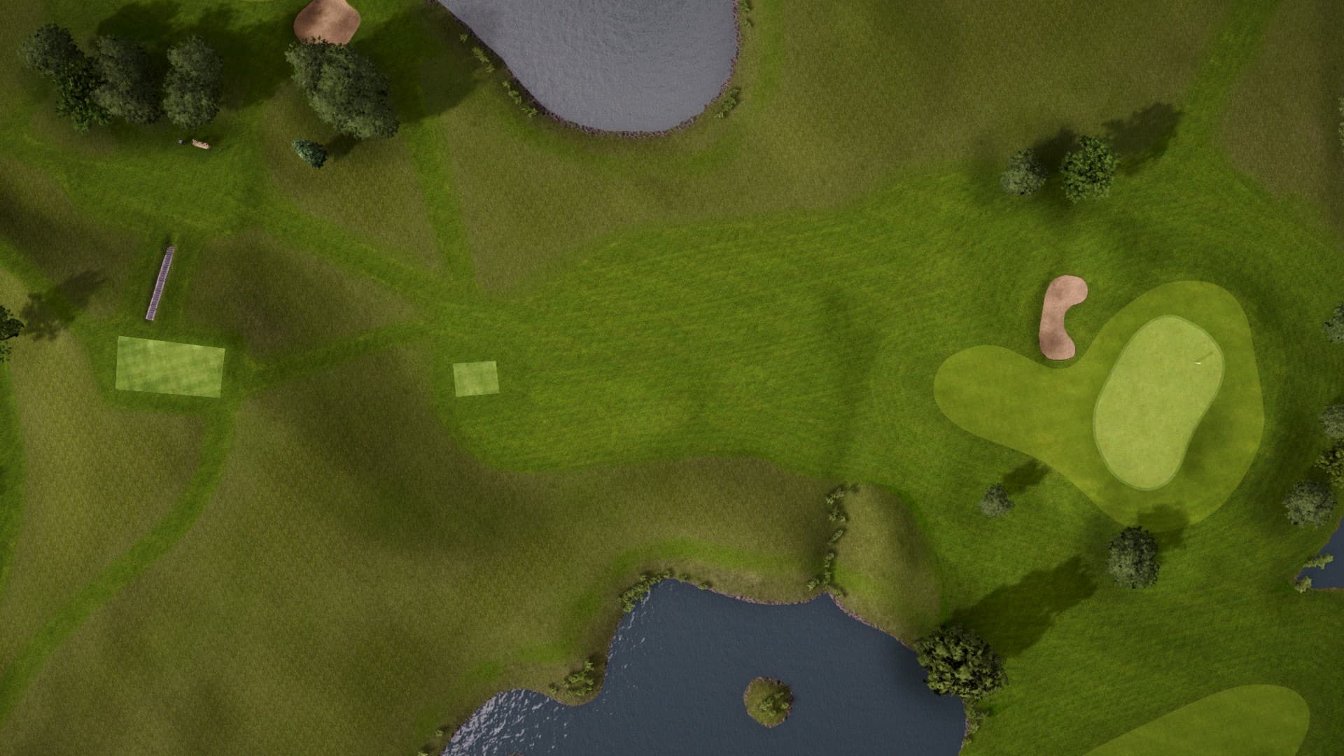 Hole 3 at Lydinge Golfklubb