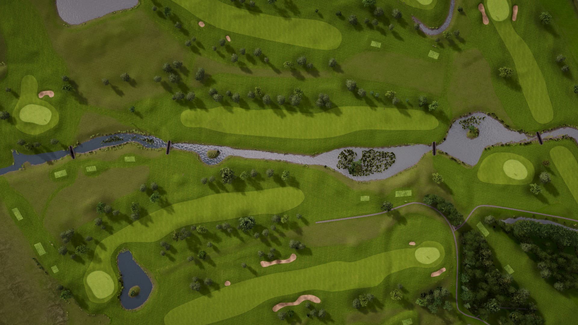 Hole 4 at Lydinge Golfklubb