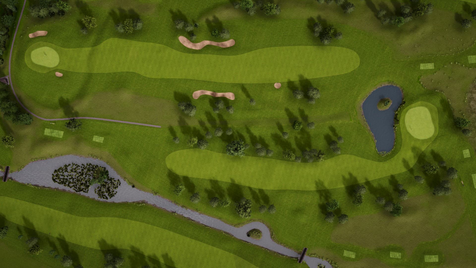 Hole 5 at Lydinge Golfklubb