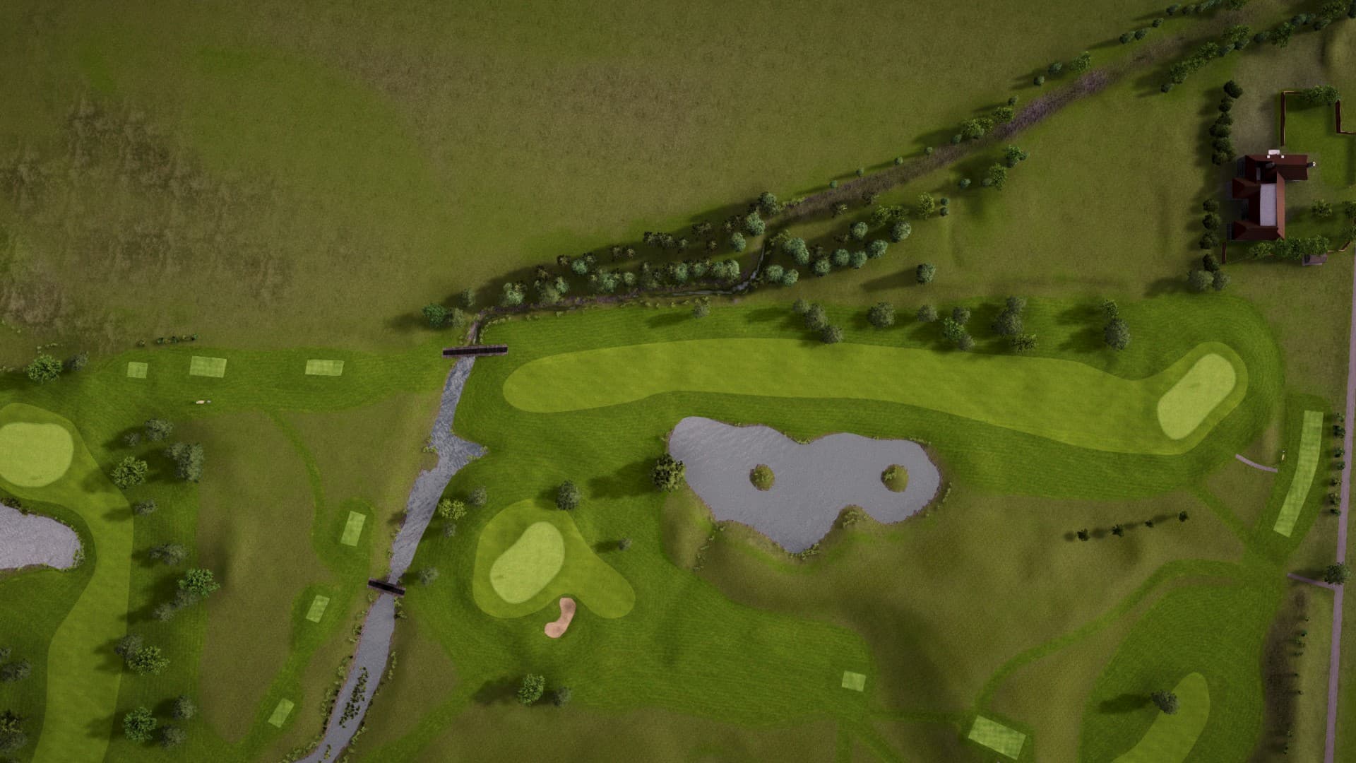 Hole 6 at Lydinge Golfklubb