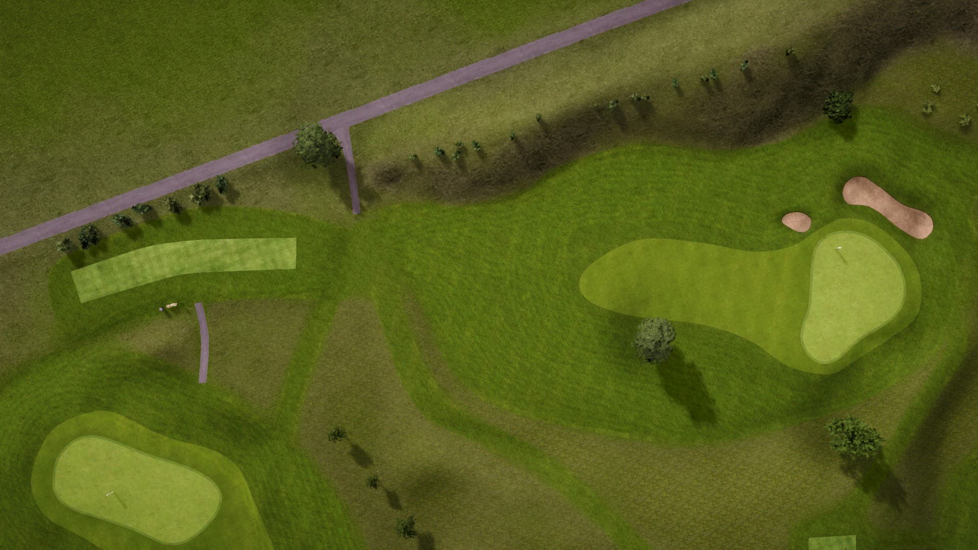 Hole 7 at Lydinge Golfklubb