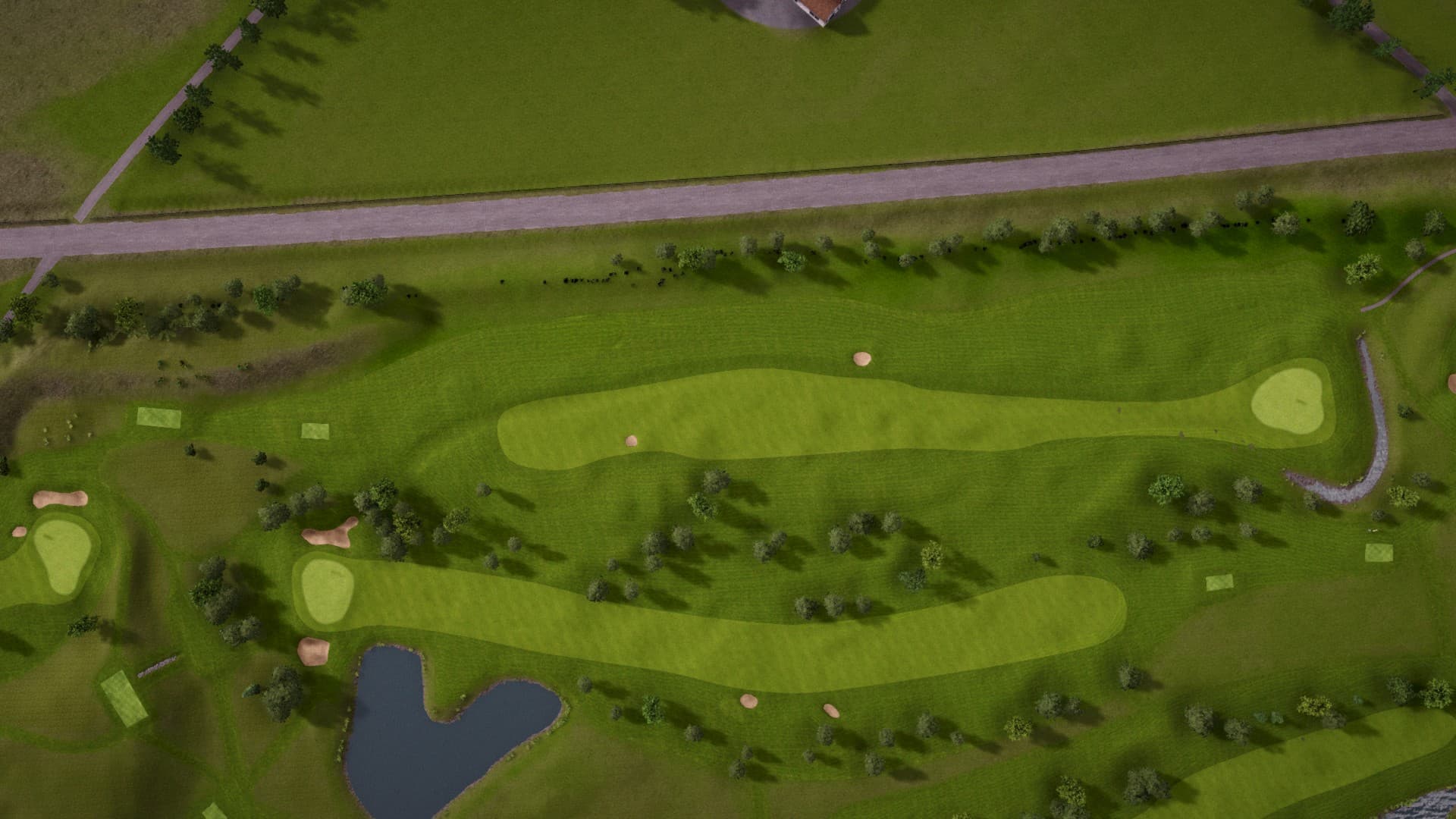 Hole 8 at Lydinge Golfklubb