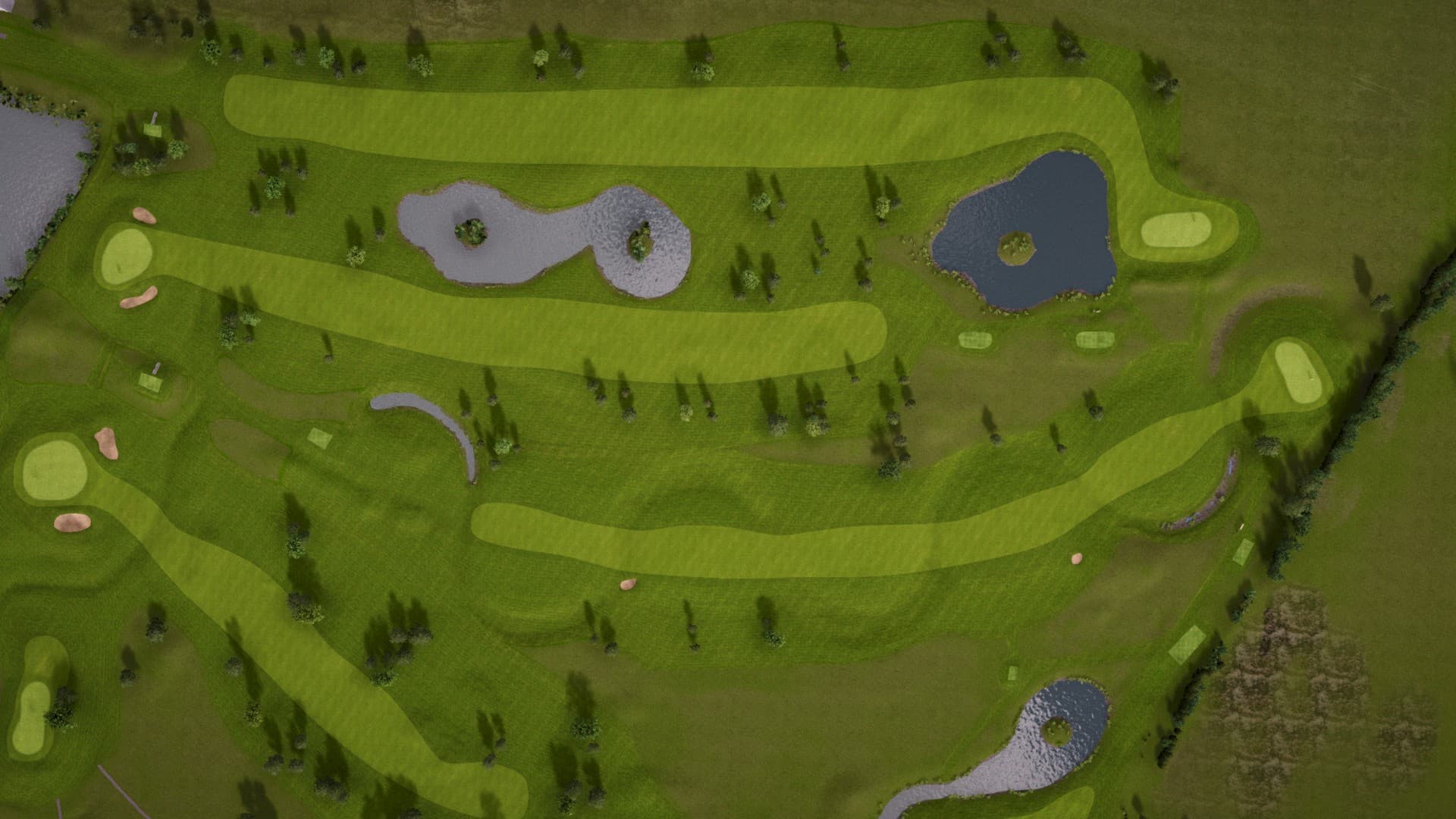 Hole 12 at Lydinge Golfklubb