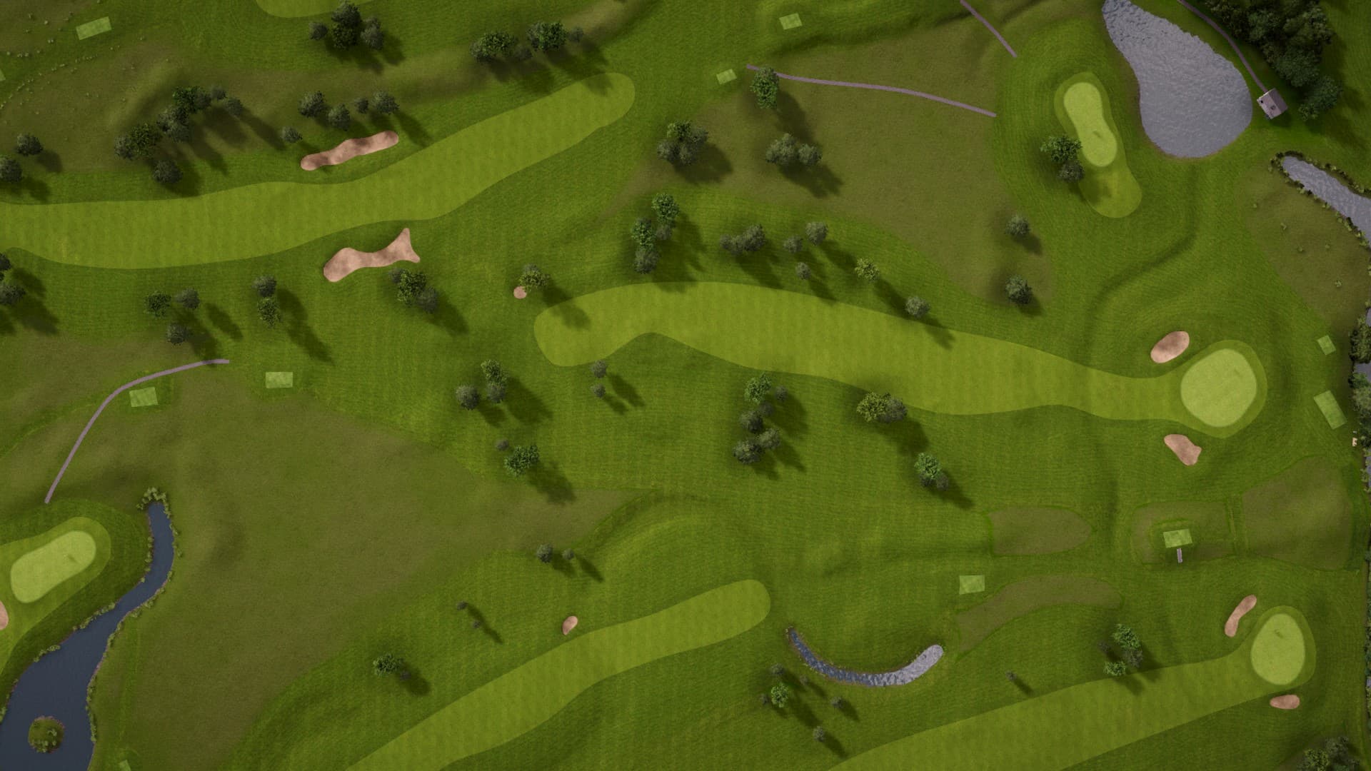 Hole 14 at Lydinge Golfklubb