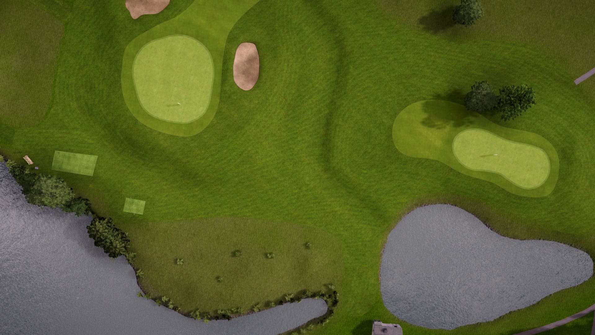 Hole 15 at Lydinge Golfklubb