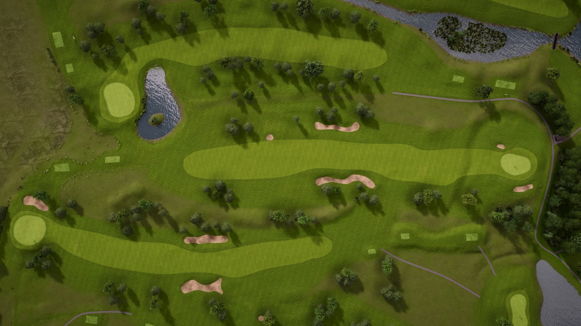 Hole 17 at Lydinge Golfklubb