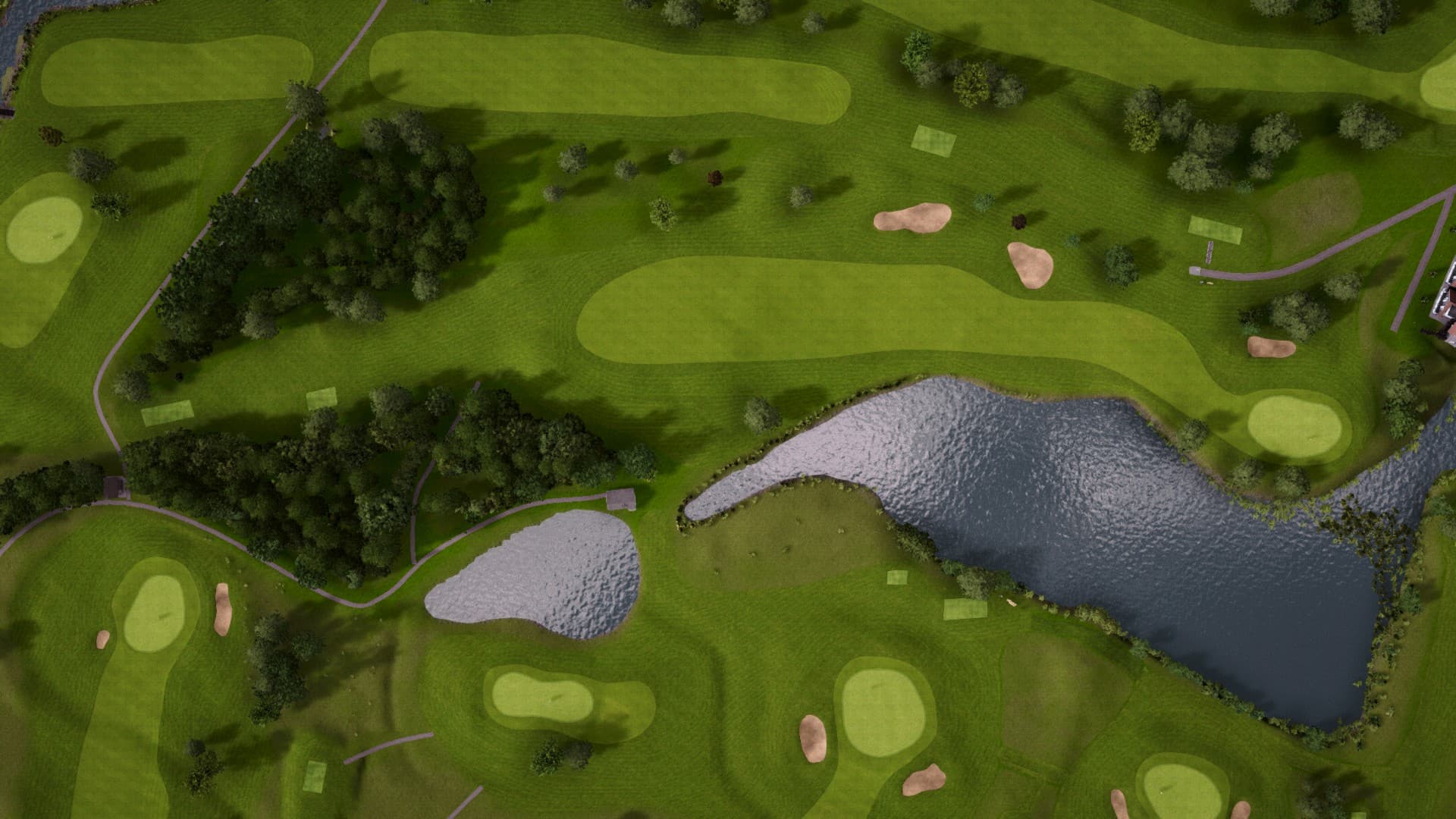 Hole 18 at Lydinge Golfklubb