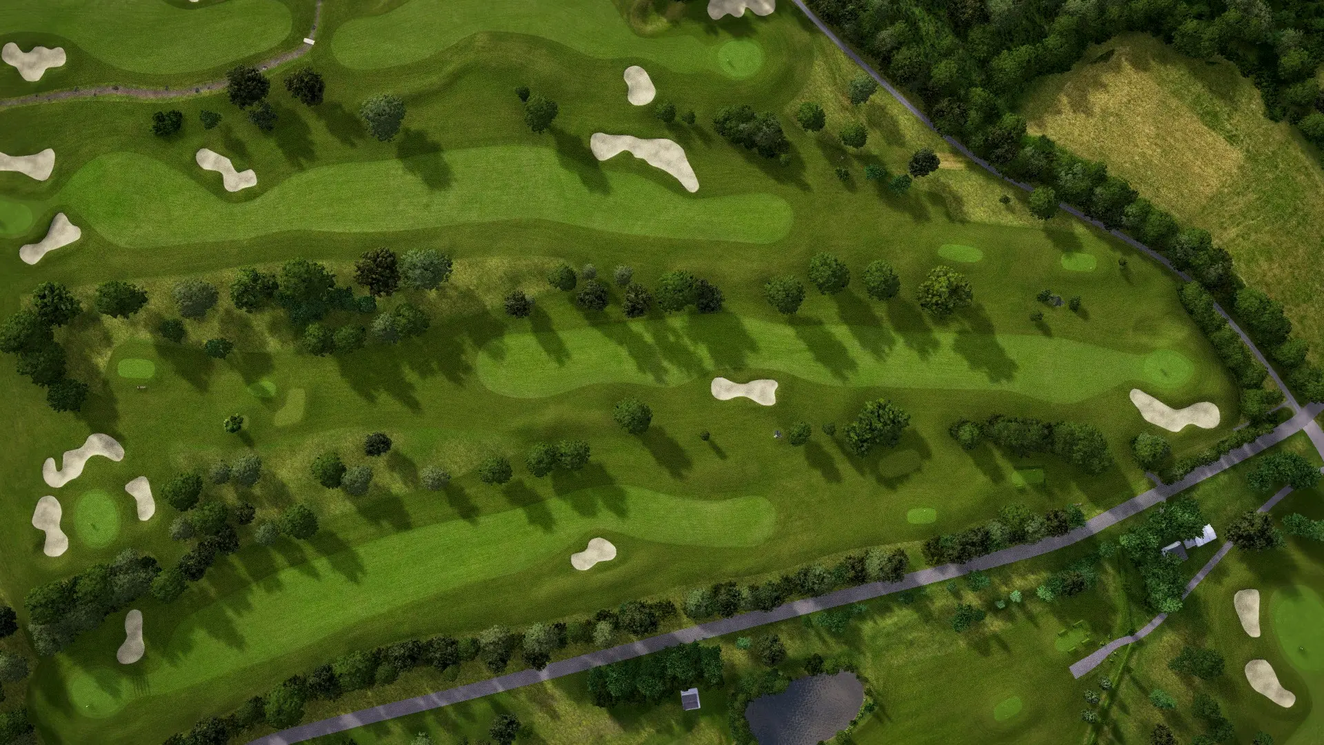 Hole 18 at Main-Spessart G.C.