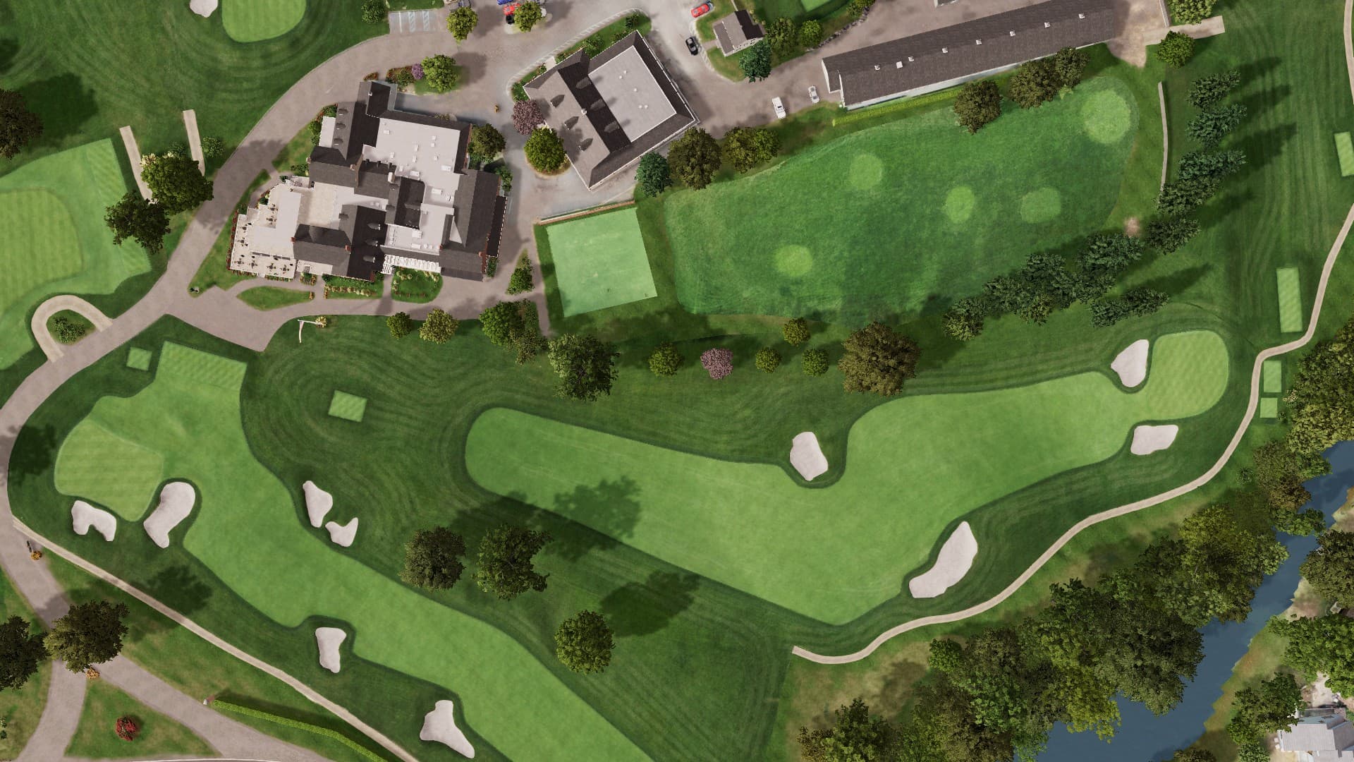 Hole 1 at Manasquan River Golf Club