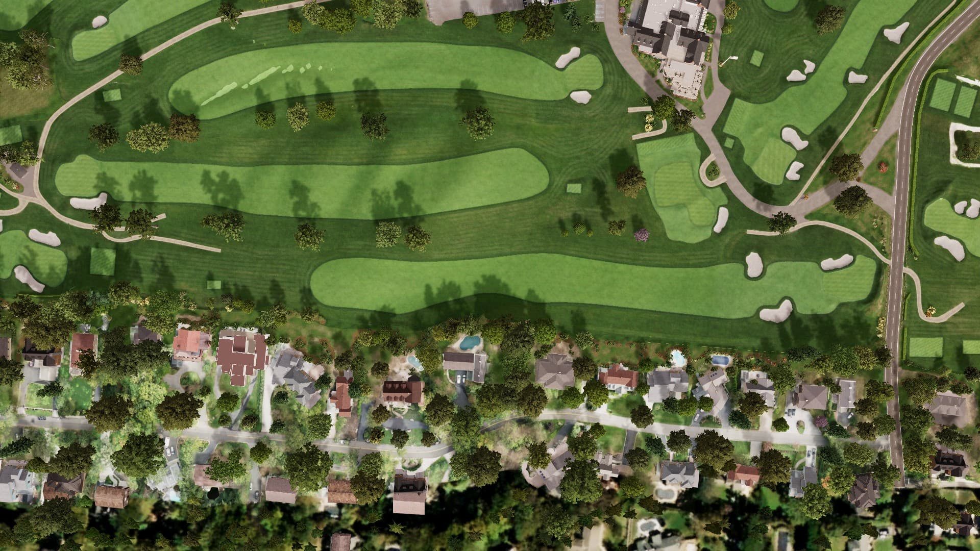 Hole 11 at Manasquan River Golf Club