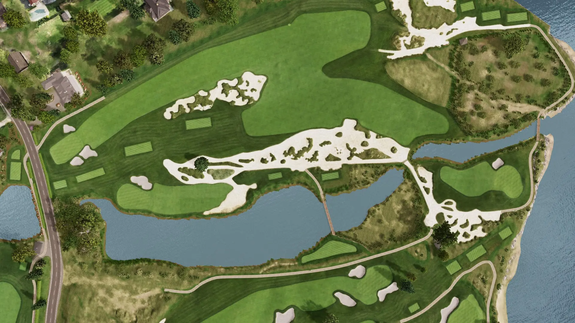 Hole 16 at Manasquan River Golf Club