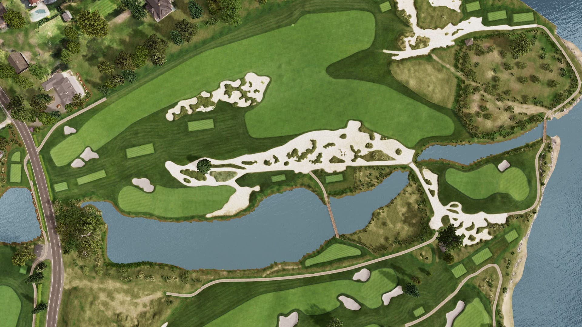 Hole 16 at Manasquan River Golf Club