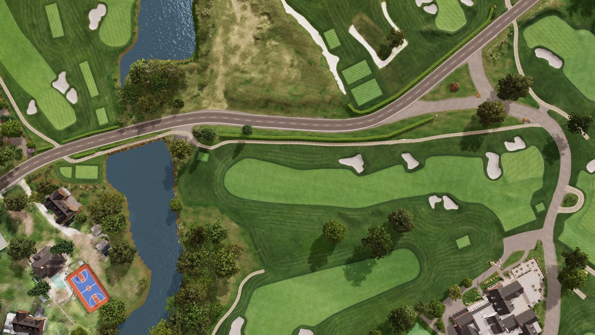 Hole 18 at Manasquan River Golf Club