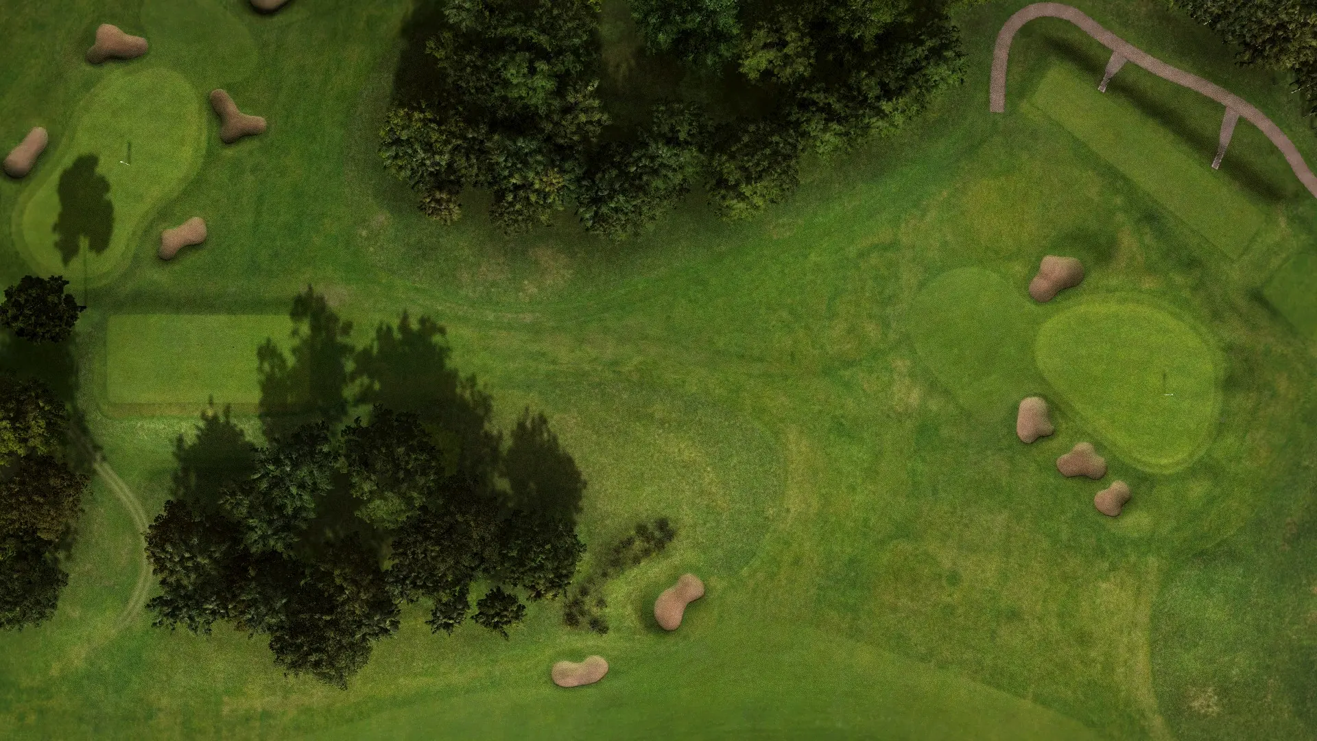 Hole 8 at The Manchester Golf Club