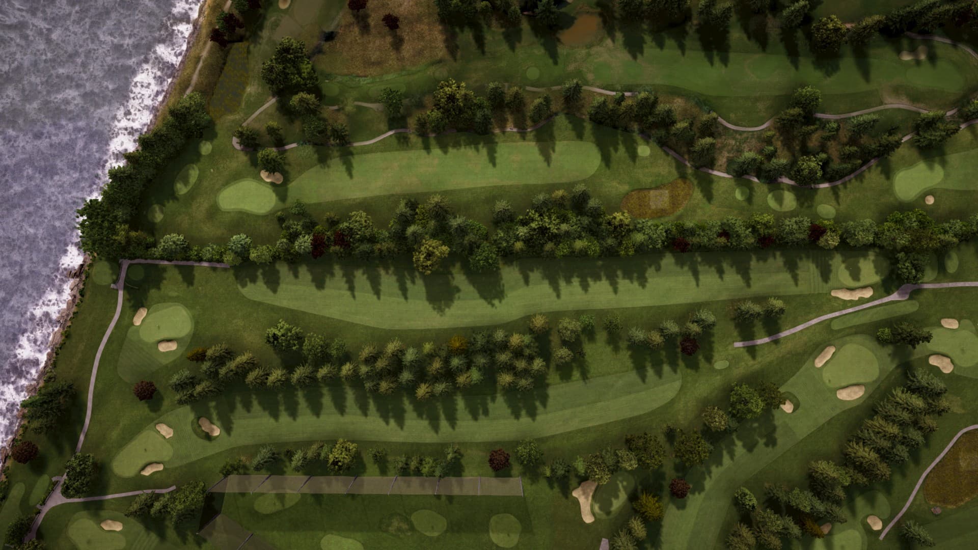 Hole 12 at Marine Drive Golf Club