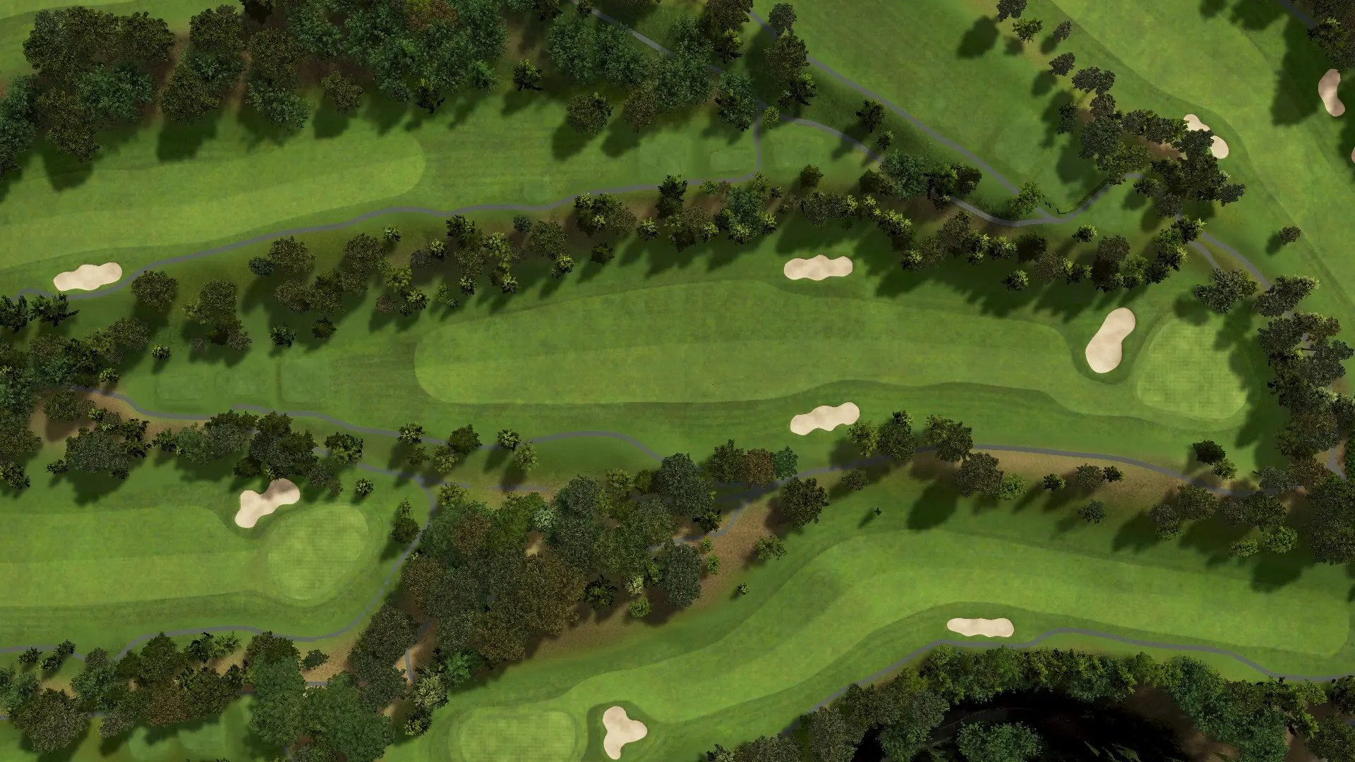 Hole 2 at Matsumoto Asama Country Club
