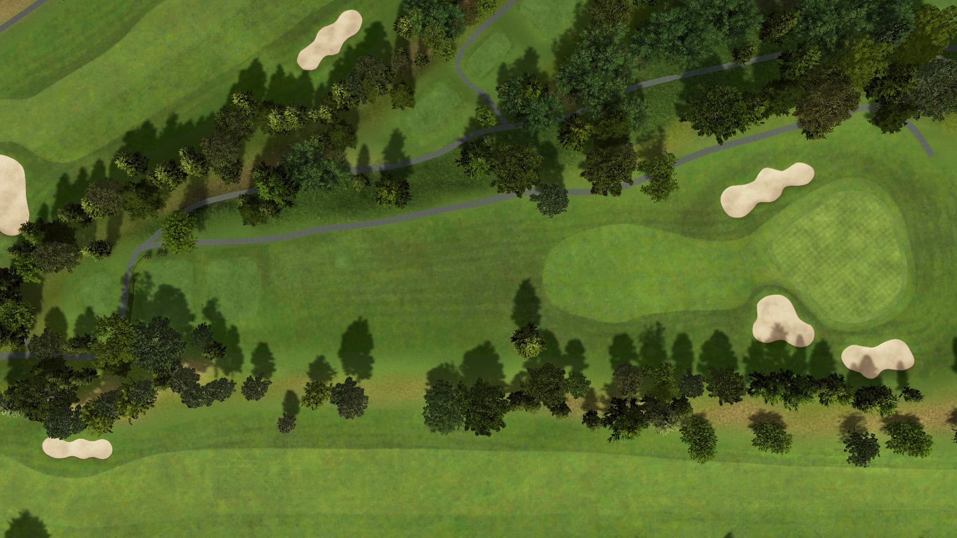 Hole 3 at Matsumoto Asama Country Club