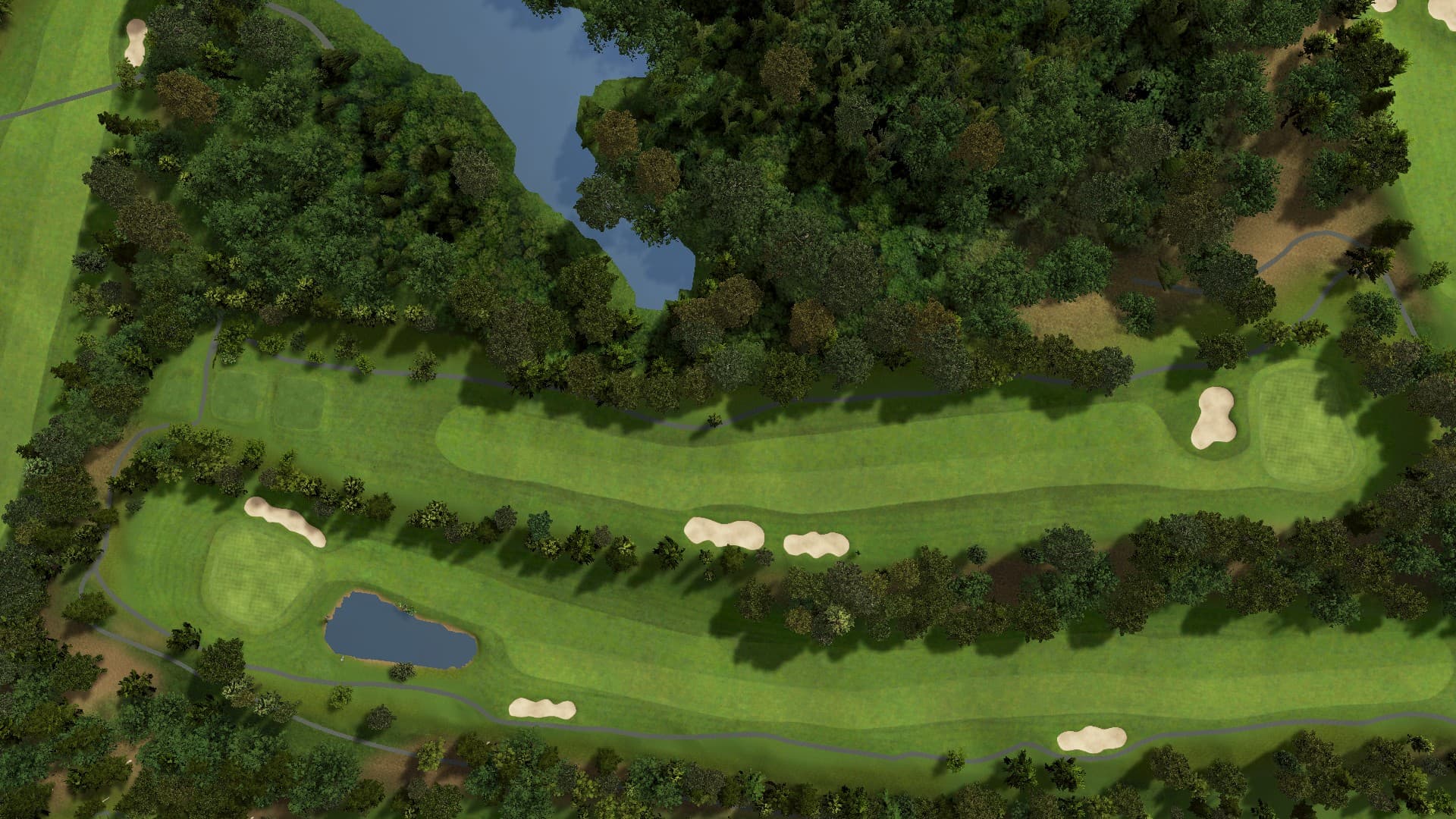 Hole 5 at Matsumoto Asama Country Club