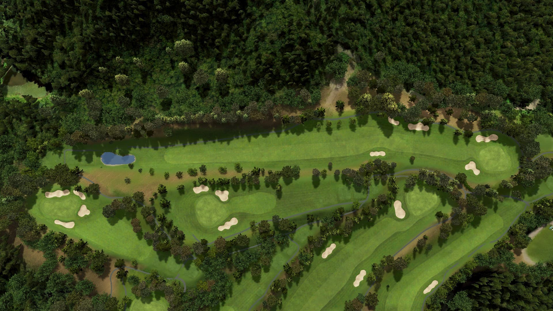 Hole 7 at Matsumoto Asama Country Club