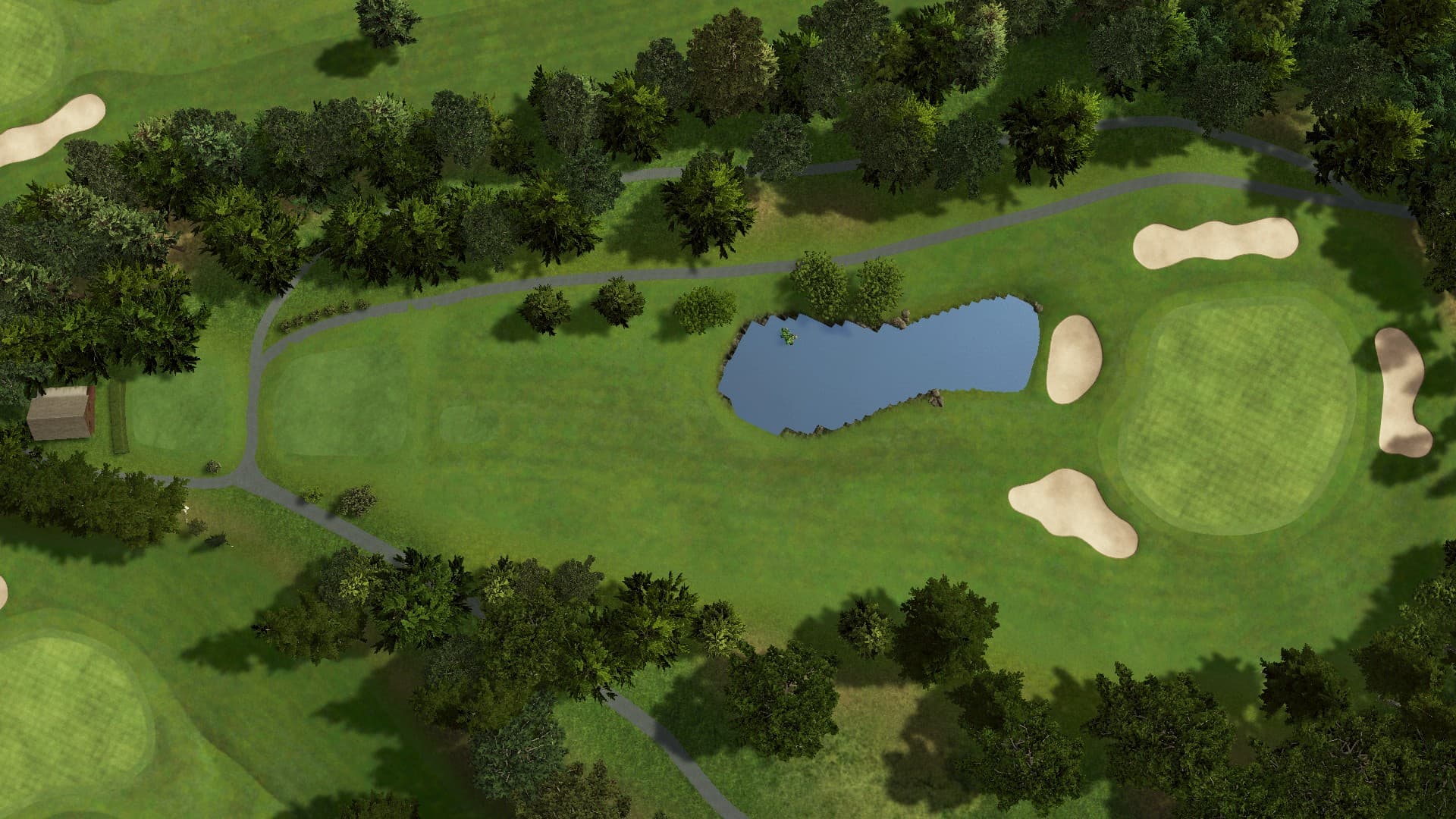 Hole 14 at Matsumoto Asama Country Club