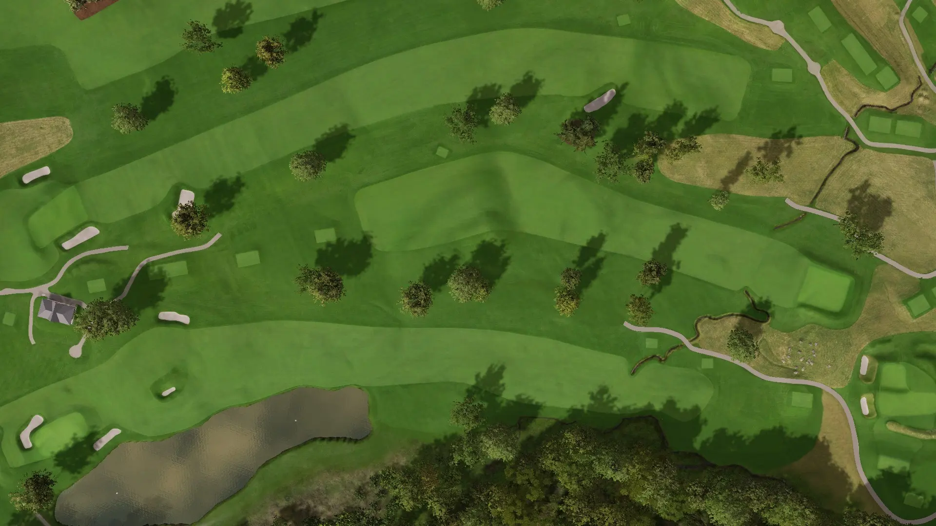 Hole 5 at Meadowbrook Country Club