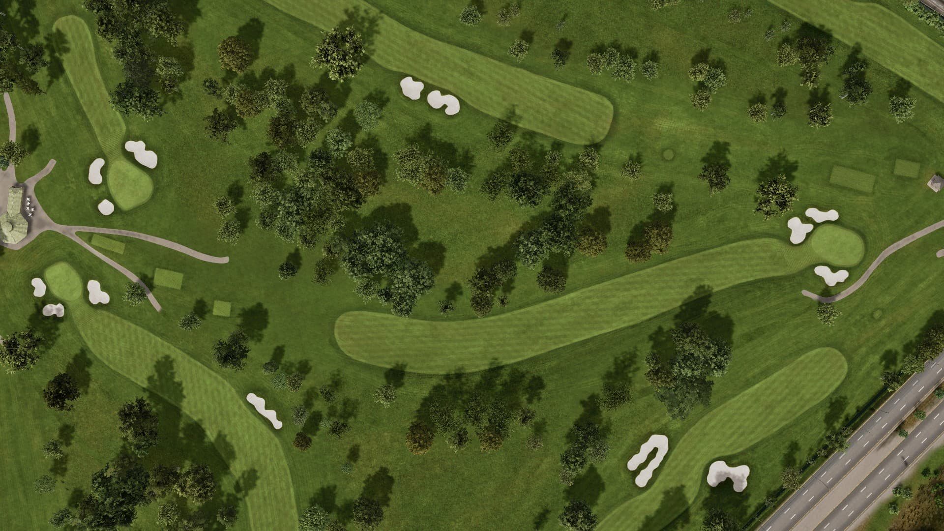 Hole 9 at Medinah Country Club