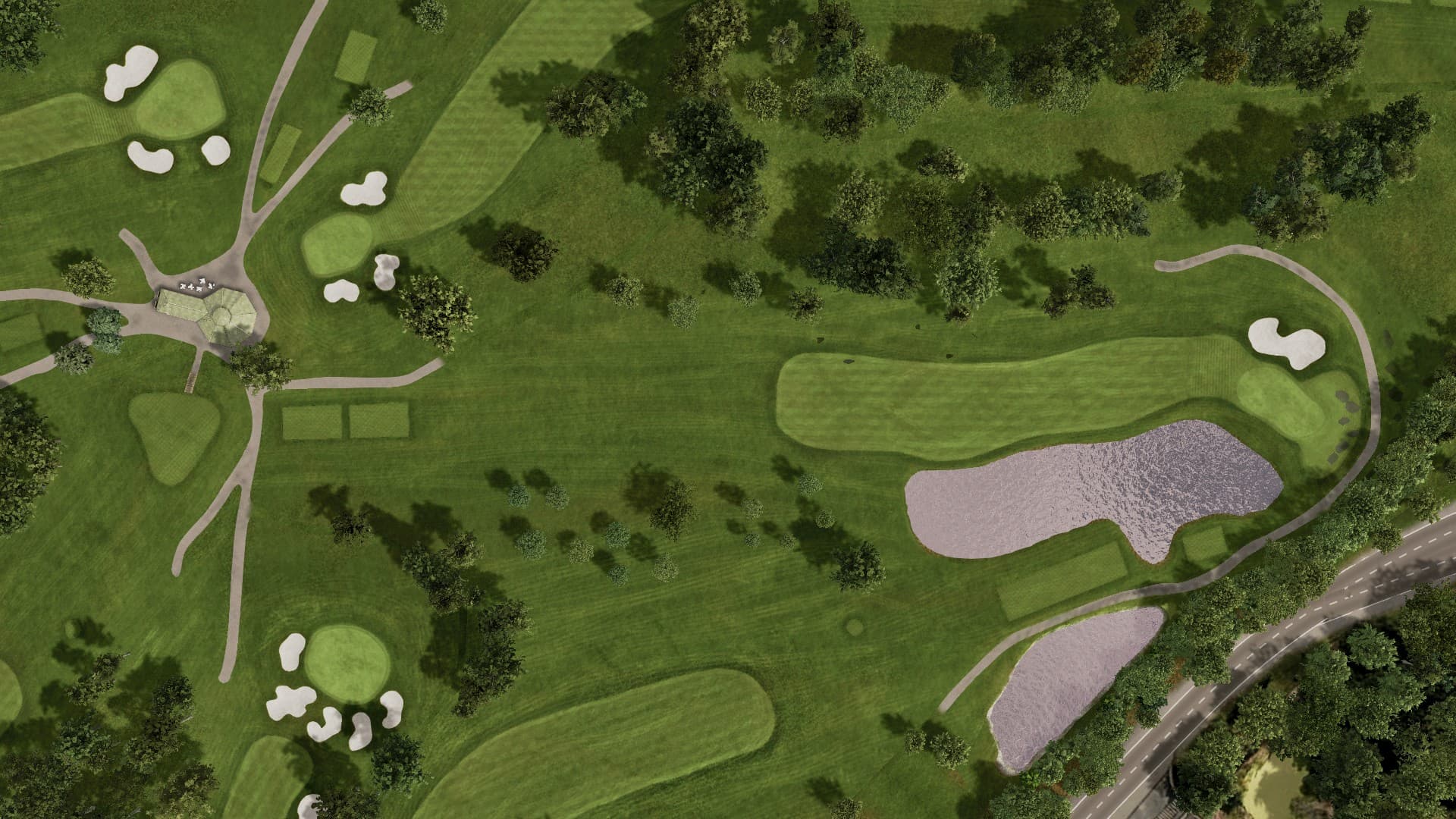 Hole 15 at Medinah Country Club