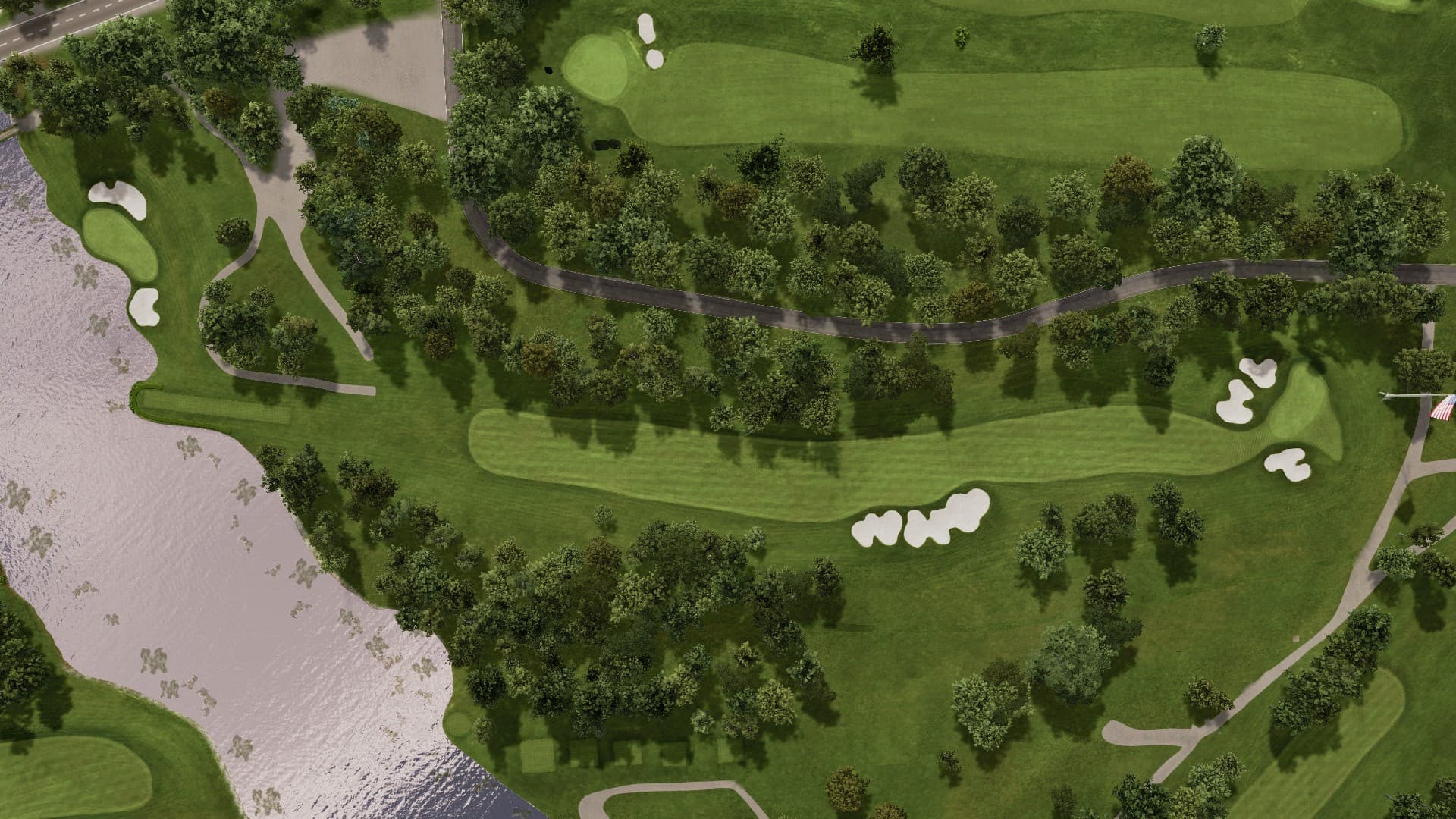 Hole 18 at Medinah Country Club
