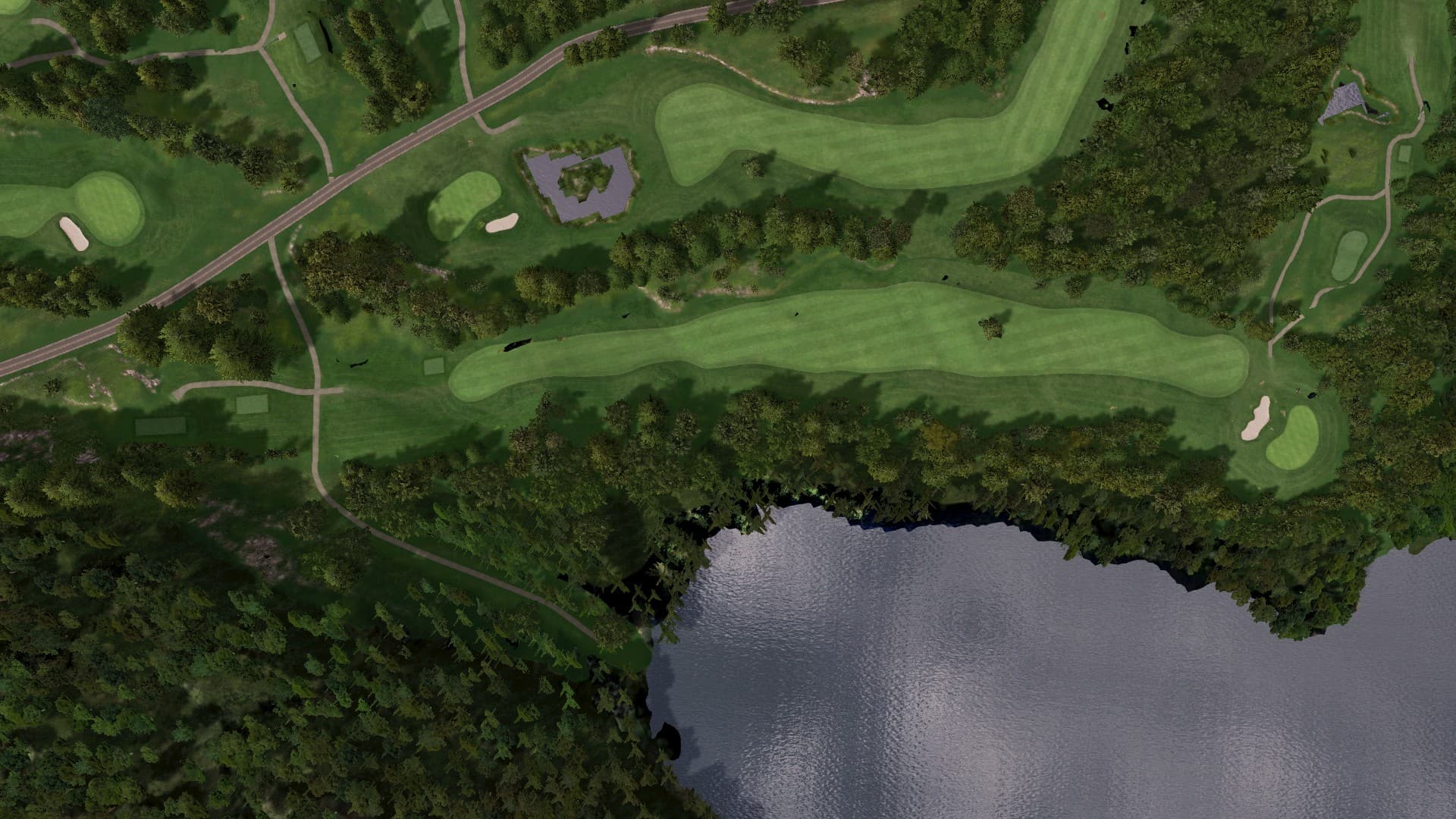 Hole 3 at Meland Golf Club