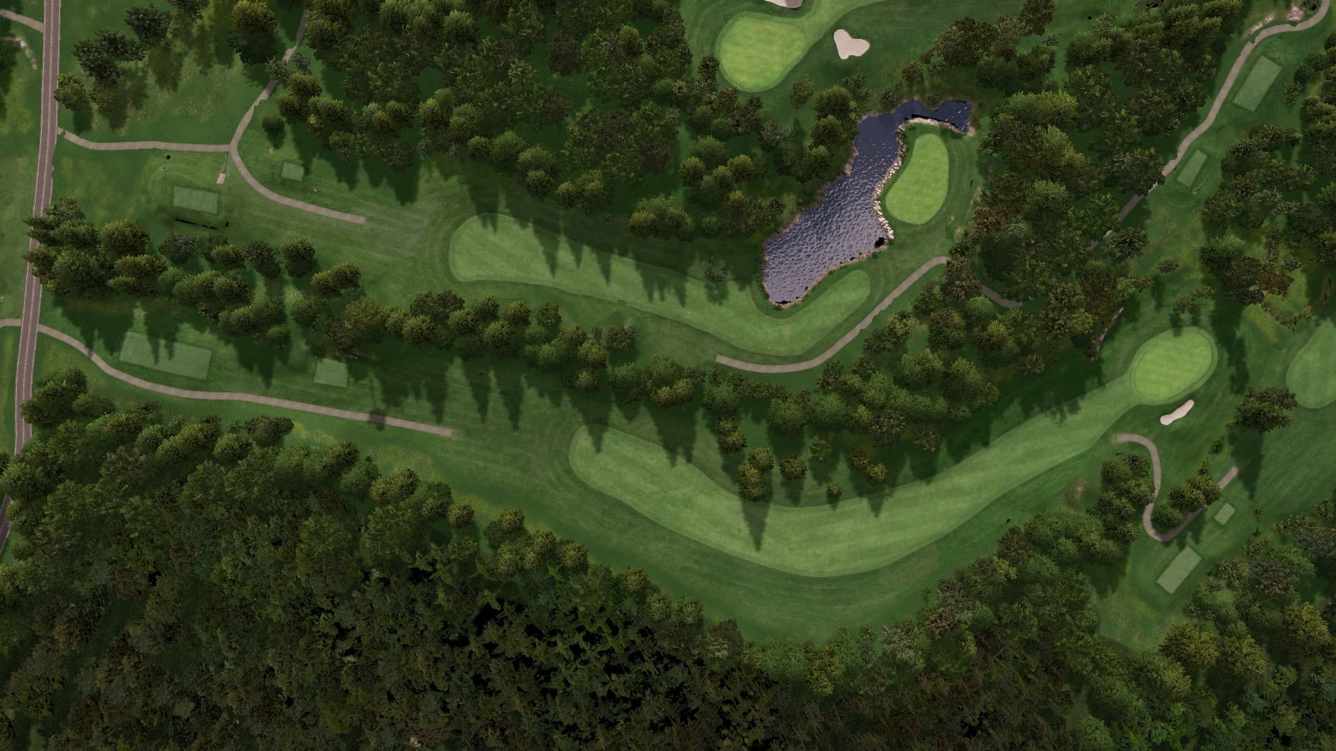 Hole 6 at Meland Golf Club